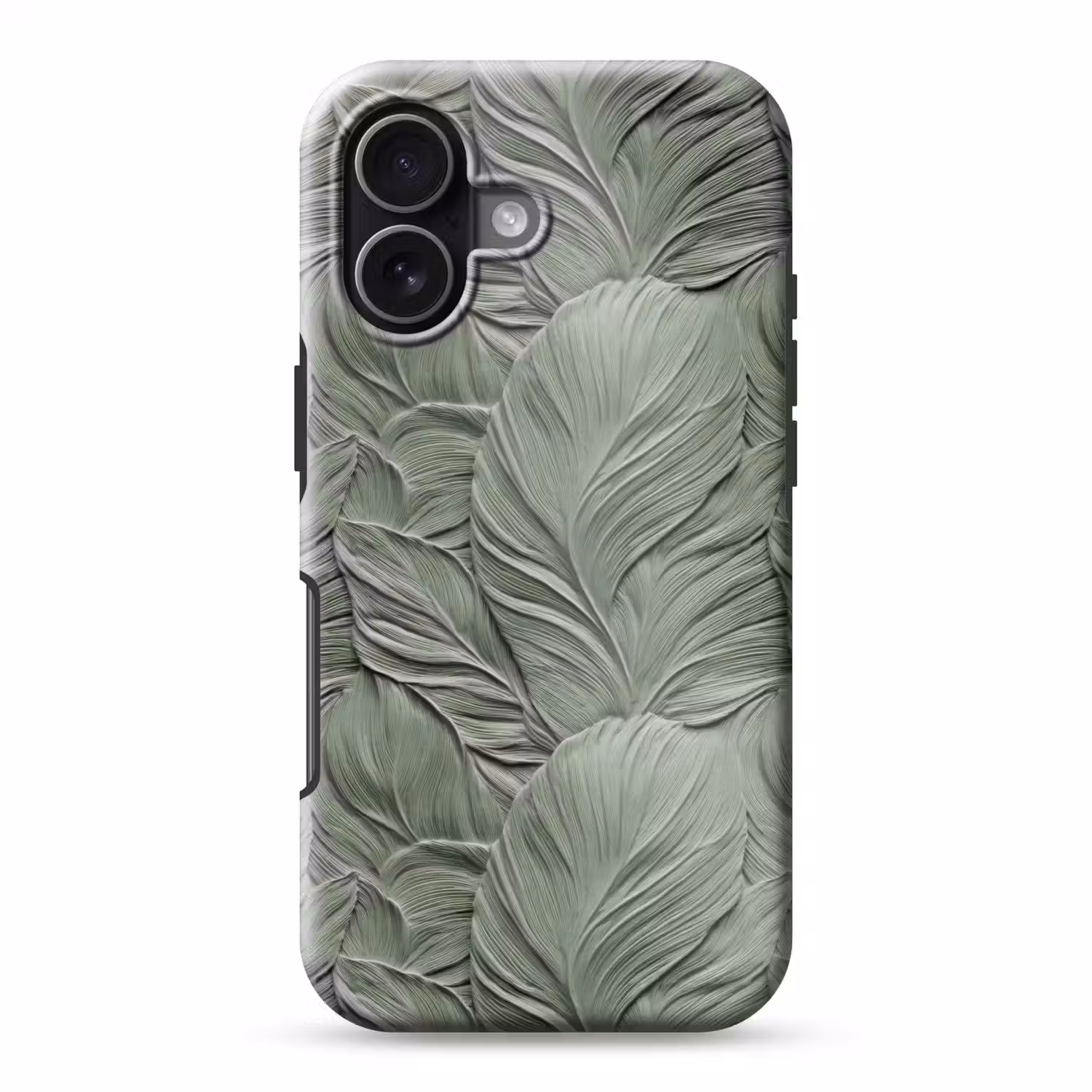 Bladeren - Textuur - Groen Toughcase MagSafe Apple iPhone 17 klein 1017 -3d
