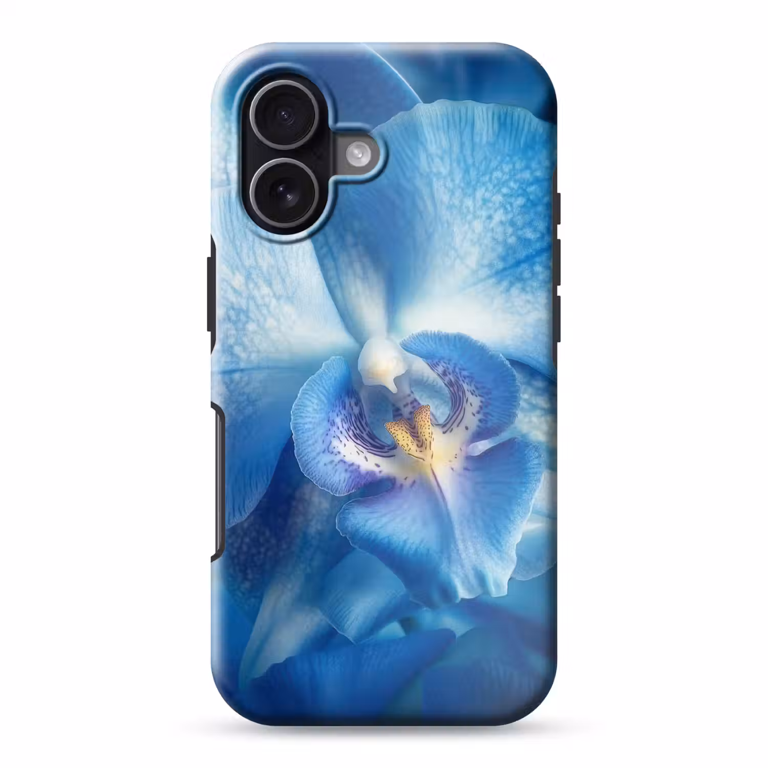Blauw - Orchidee - Elegeant Toughcase MagSafe Apple iPhone 17 klein -3d
