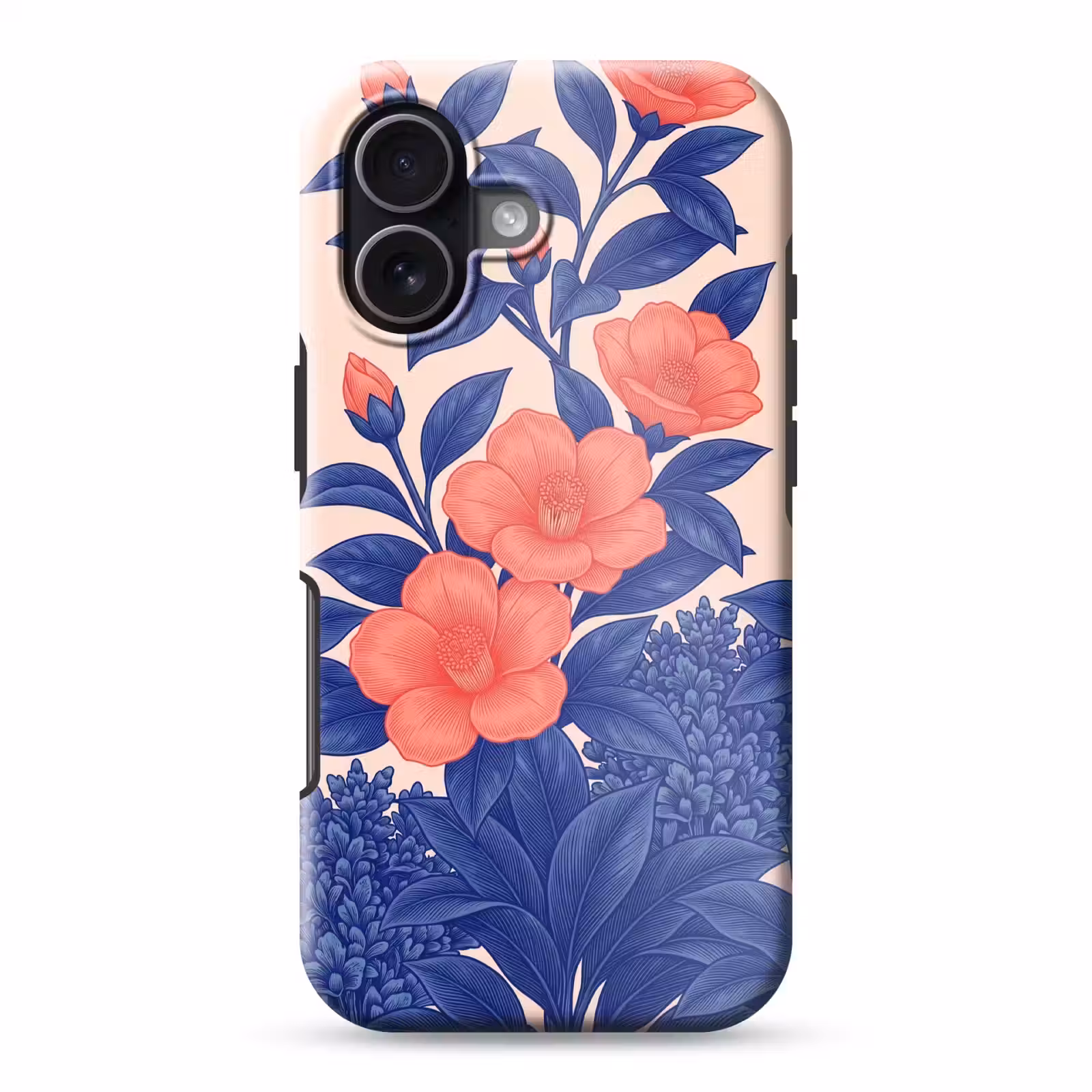 Handyhülle Toughcase - Blüten – Blätter – Botanik - Bloemen - Bladeren - Botanisch Toughcase MagSafe Apple iPhone 17 klein