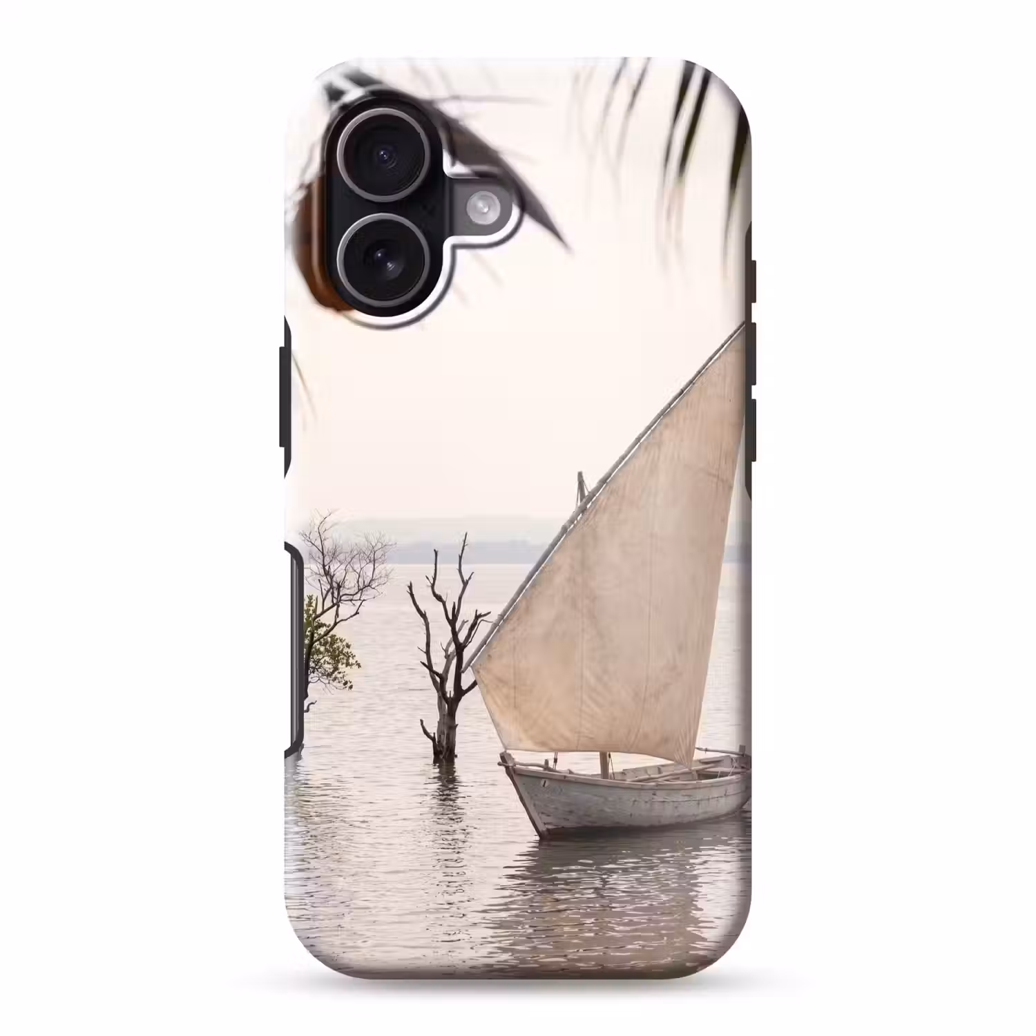 Boot - Zeil - Water - Tropisch - Natuur Toughcase MagSafe Apple iPhone 17 klein -3d