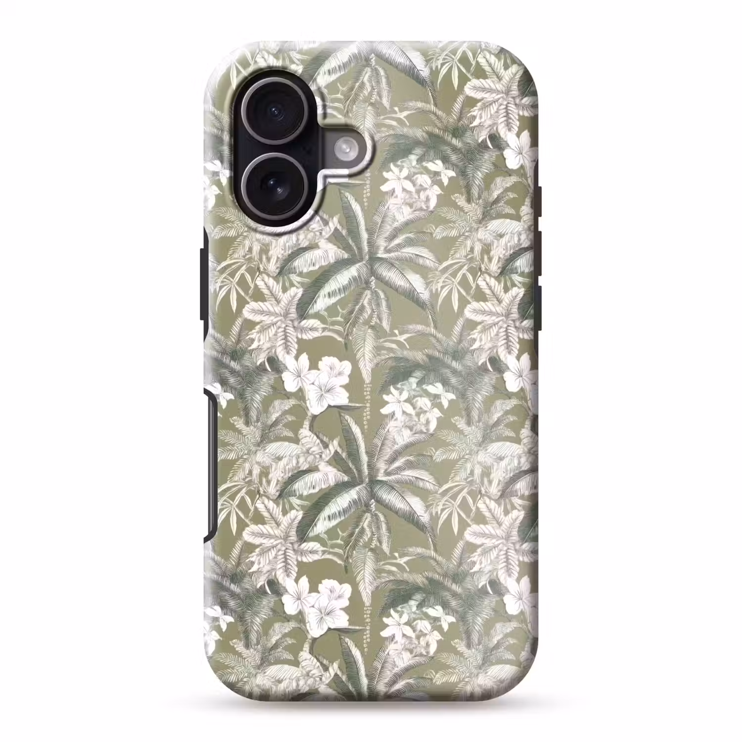 Botanisch - Bloemen - Groen Toughcase MagSafe Apple iPhone 17 klein 1017 -3d