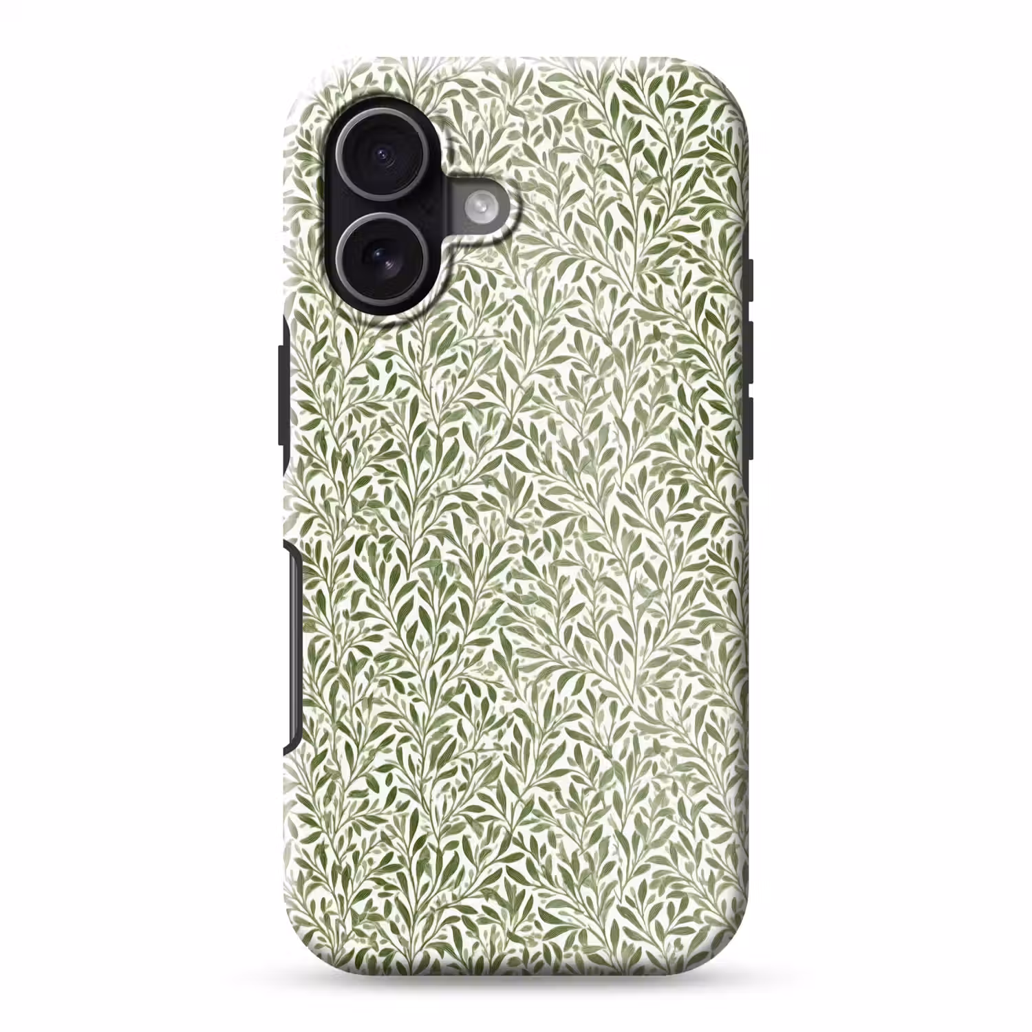 Botanisch - Takken - Groen Toughcase MagSafe Apple iPhone 17 klein 1017 -3d