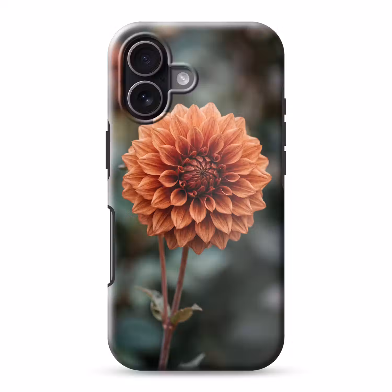 Dahlia - Bloem - Natuur - Sfeervol Toughcase MagSafe Apple iPhone 17 klein -3d