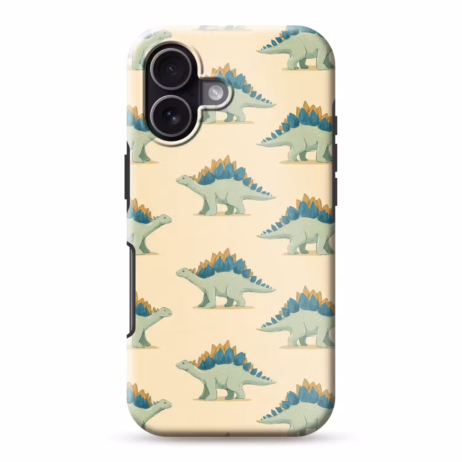 Dino - Patroon - Groen Toughcase MagSafe Apple iPhone 17 klein 1017 -3d