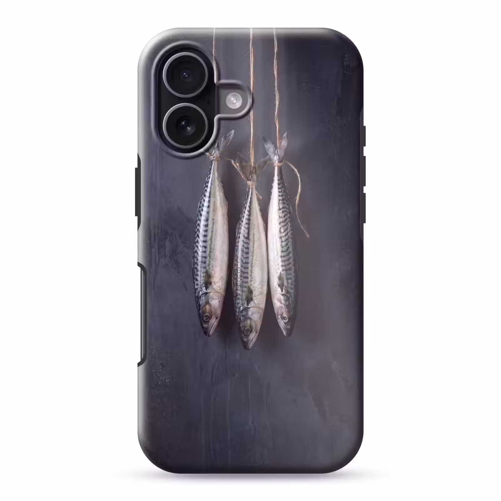 Handyhülle Toughcase - Drei Fische – Seil - Drie vissen - Touw Toughcase MagSafe Apple iPhone 17 klein