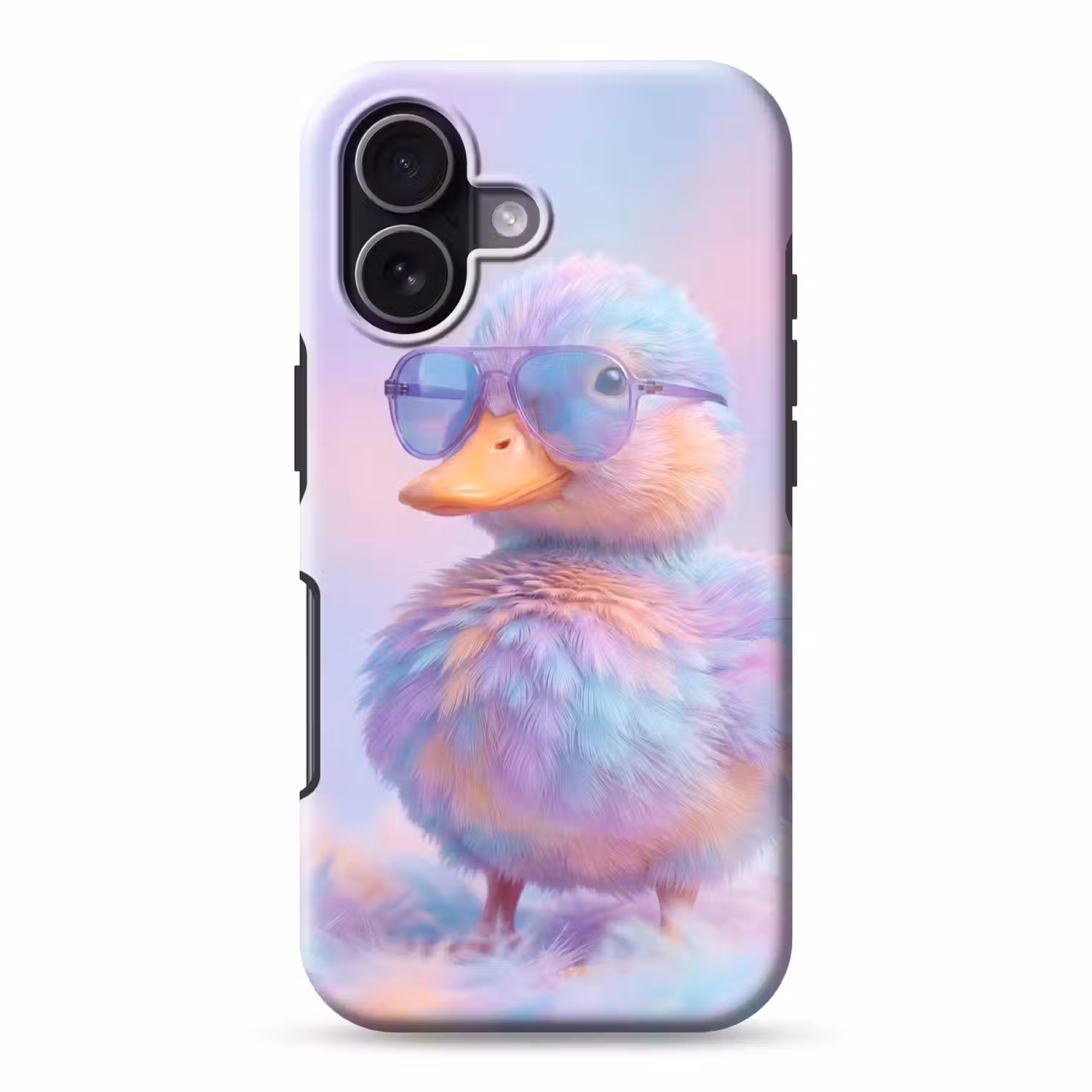 Eend - bril - Pastel Toughcase MagSafe Apple iPhone 17 klein -3d