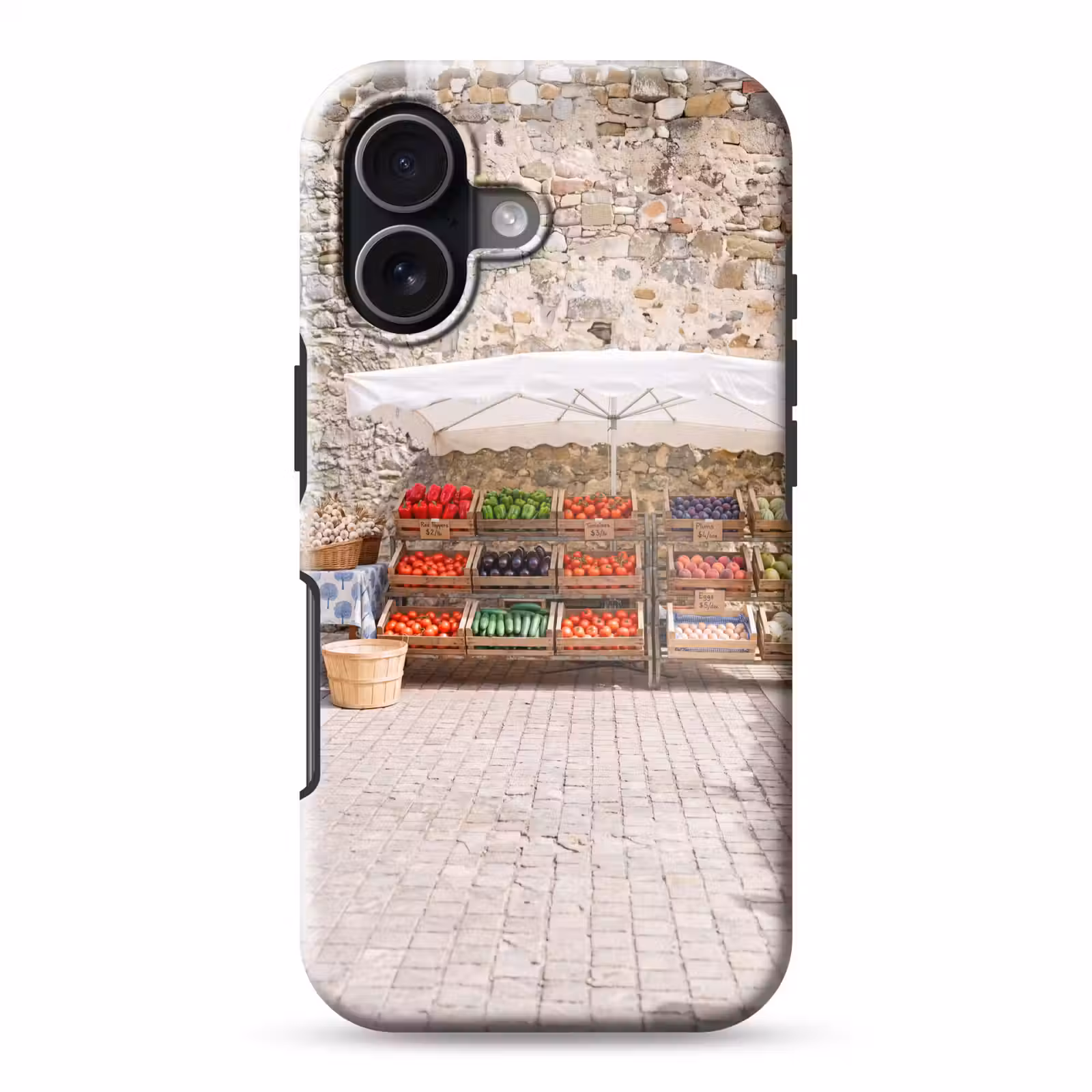 Handyhülle Toughcase - Essen – Markt – Frisch - Eten - Markt - Vers Toughcase MagSafe Apple iPhone 17 klein