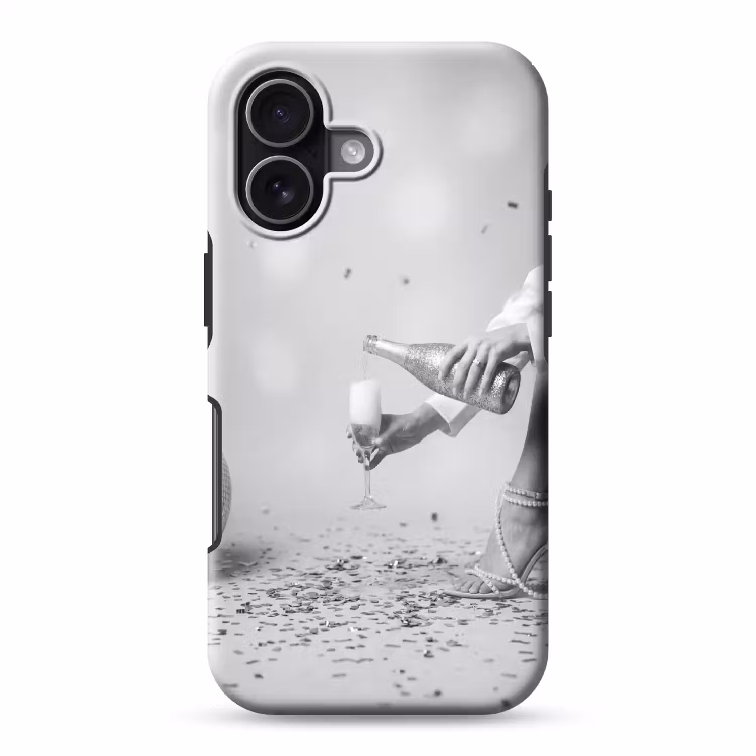 Feestelijk - Champagne - Discobal Toughcase MagSafe Apple iPhone 17 klein -3d