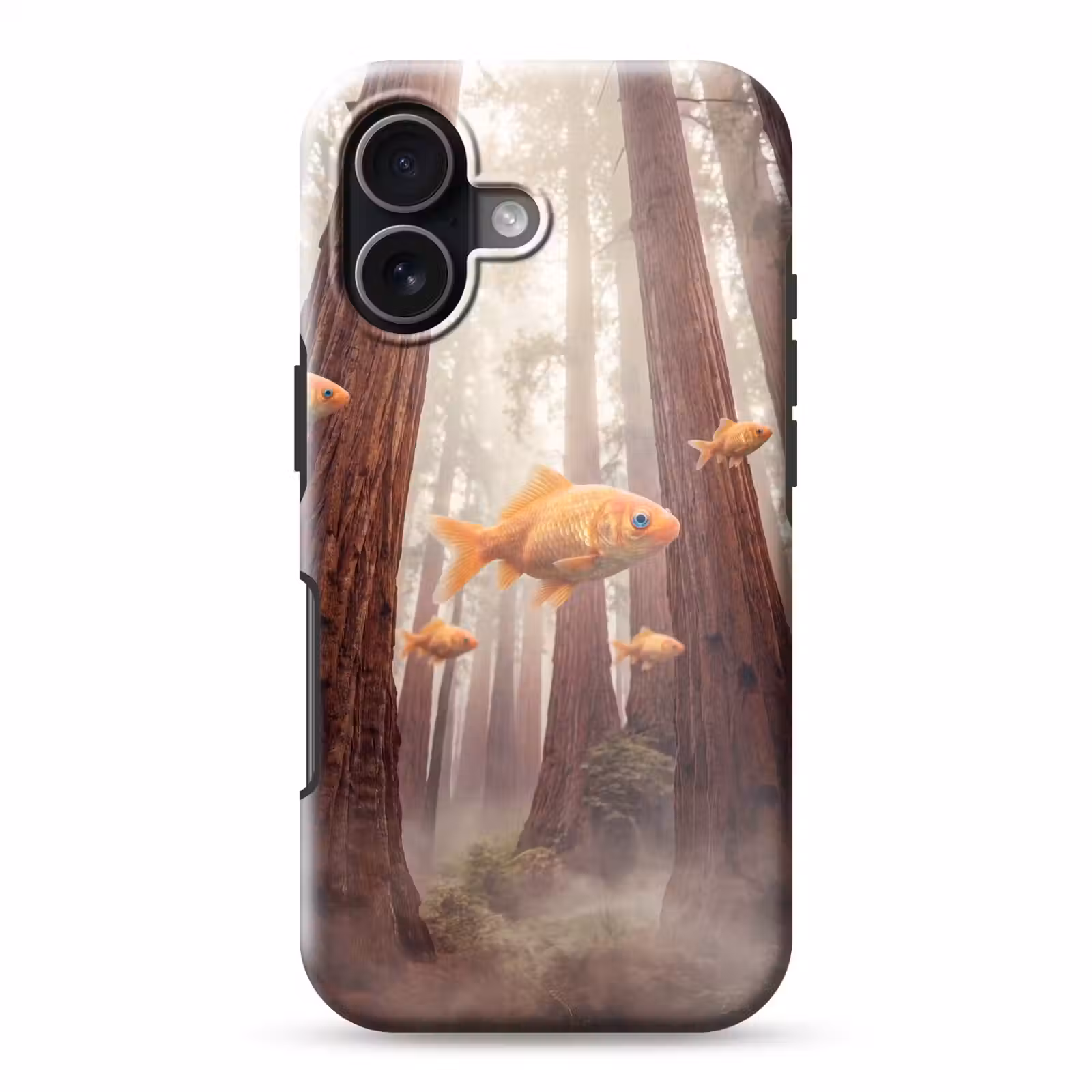 Handyhülle Toughcase - Fisch – Wald – Fantasie - Vis - Bos - Fantasie Toughcase MagSafe Apple iPhone 17 klein