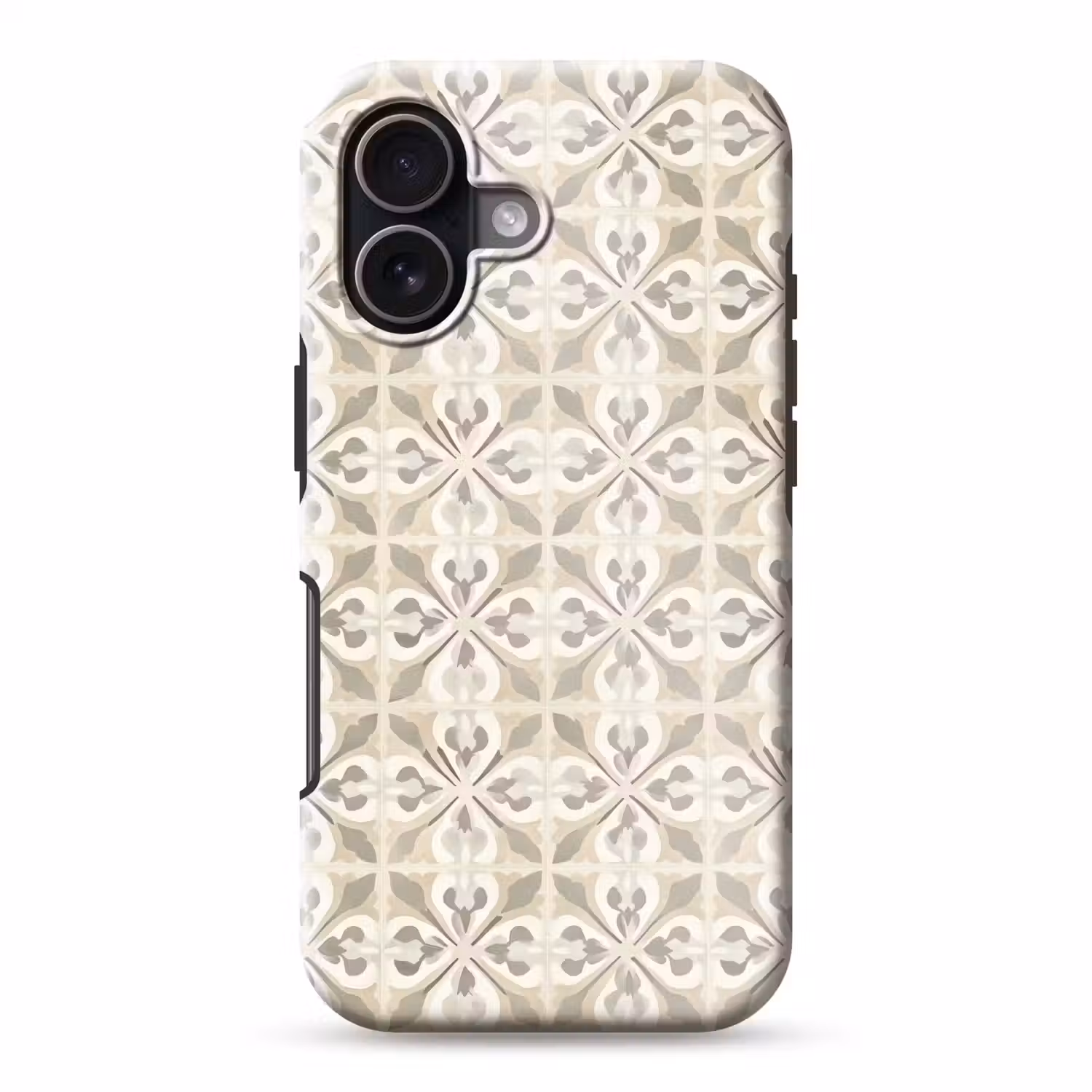 Tegel - Motief - Beige Toughcase MagSafe Apple iPhone 17 klein 1017 -3d