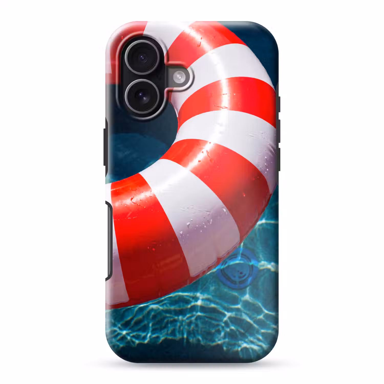 Recreatie - Water - Zomer - Rood - Wit Toughcase MagSafe Apple iPhone 17 klein -3d