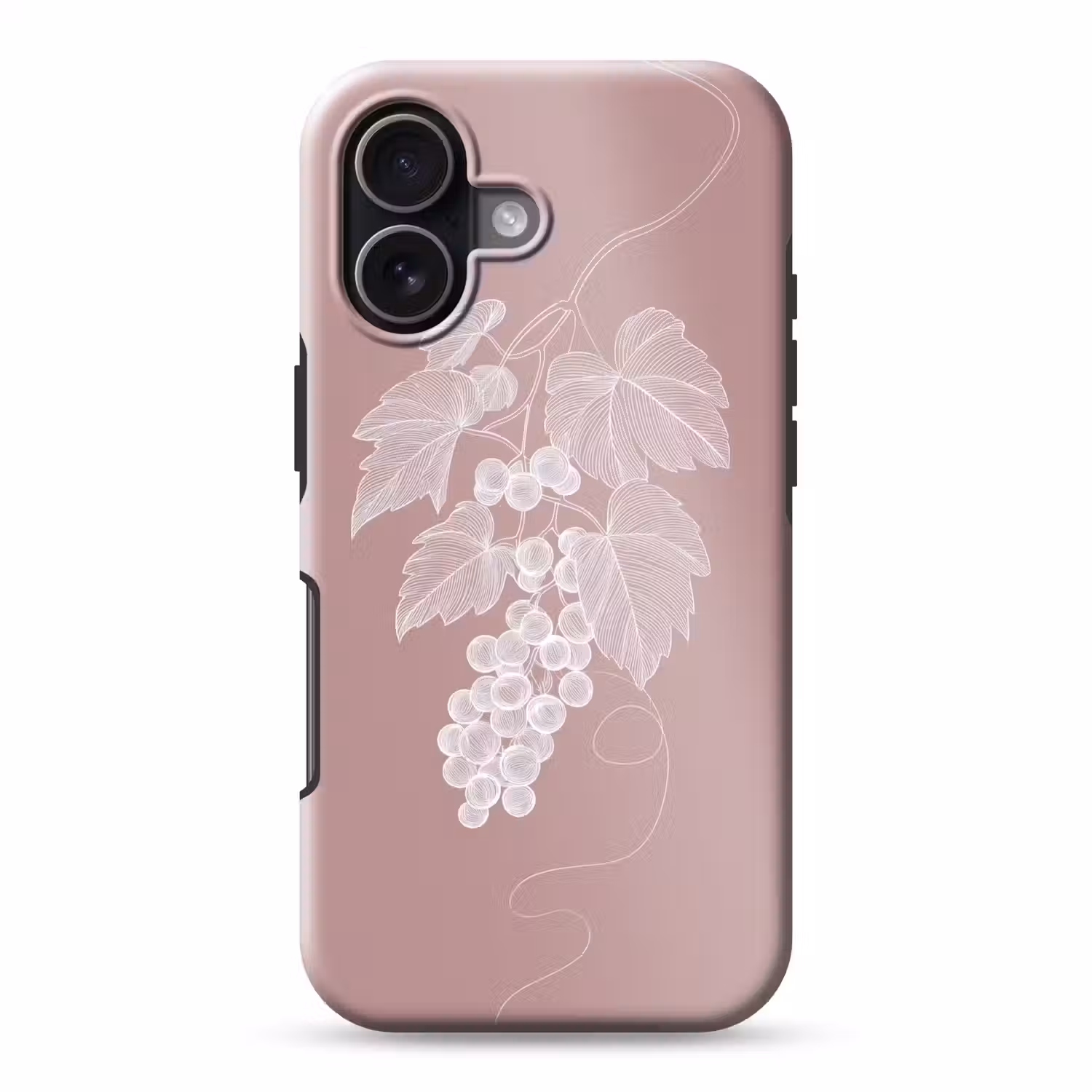 Tros - Druiven - Illustratie - Bladeren Toughcase MagSafe Apple iPhone 17 klein -3d