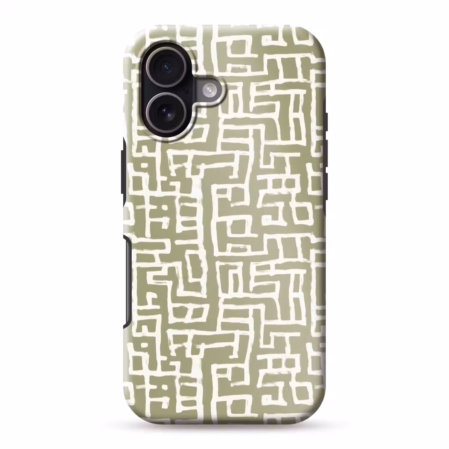 Grafisch - Patroon - Groen Toughcase MagSafe Apple iPhone 17 klein 1017 -3d