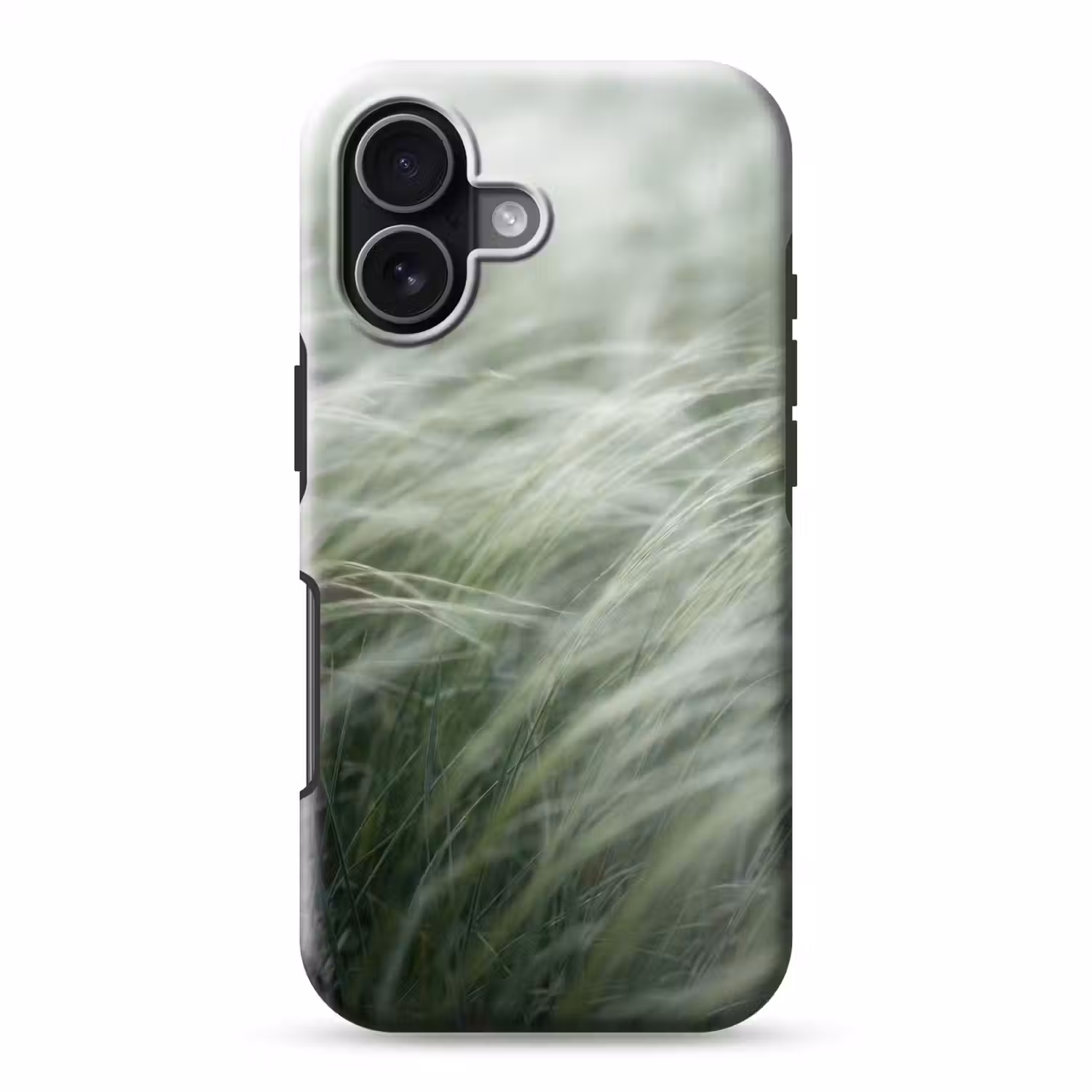 Gras - Wazig - Natuur - Groen - Zacht Toughcase MagSafe Apple iPhone 17 klein -3d