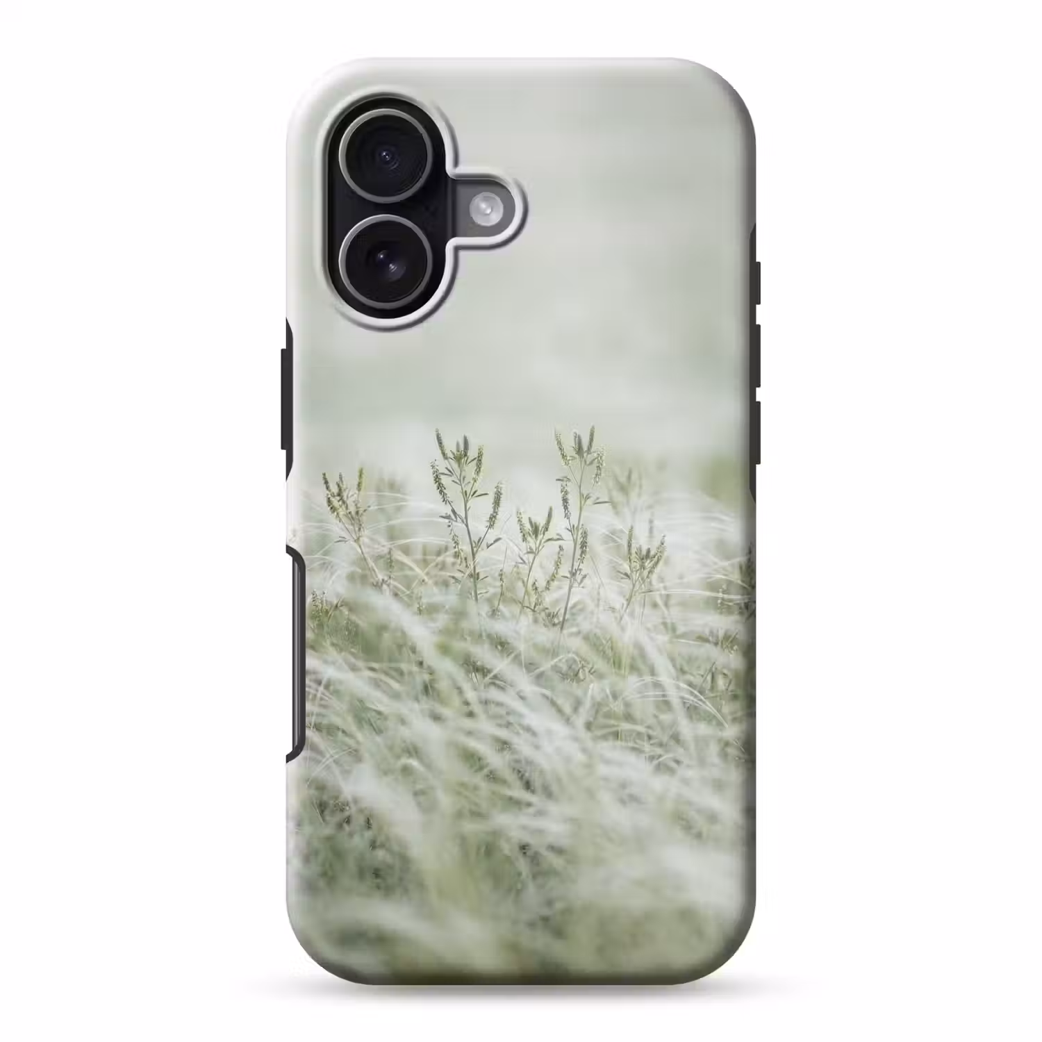 Grassen - Minimalistisch - Groen Toughcase MagSafe Apple iPhone 17 klein -3d
