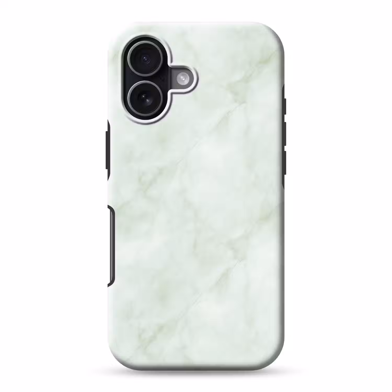 Groen - Marmer - Vloeiende aders Toughcase MagSafe Apple iPhone 17 klein 1017 -3d