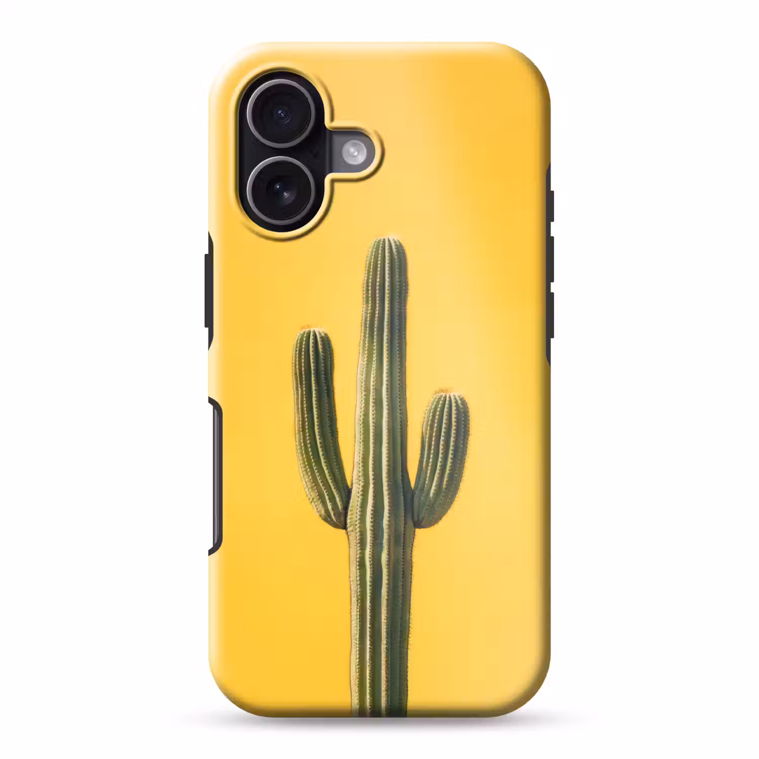 Cactus - Groen - Minimalistisch Toughcase MagSafe Apple iPhone 17 klein -3d