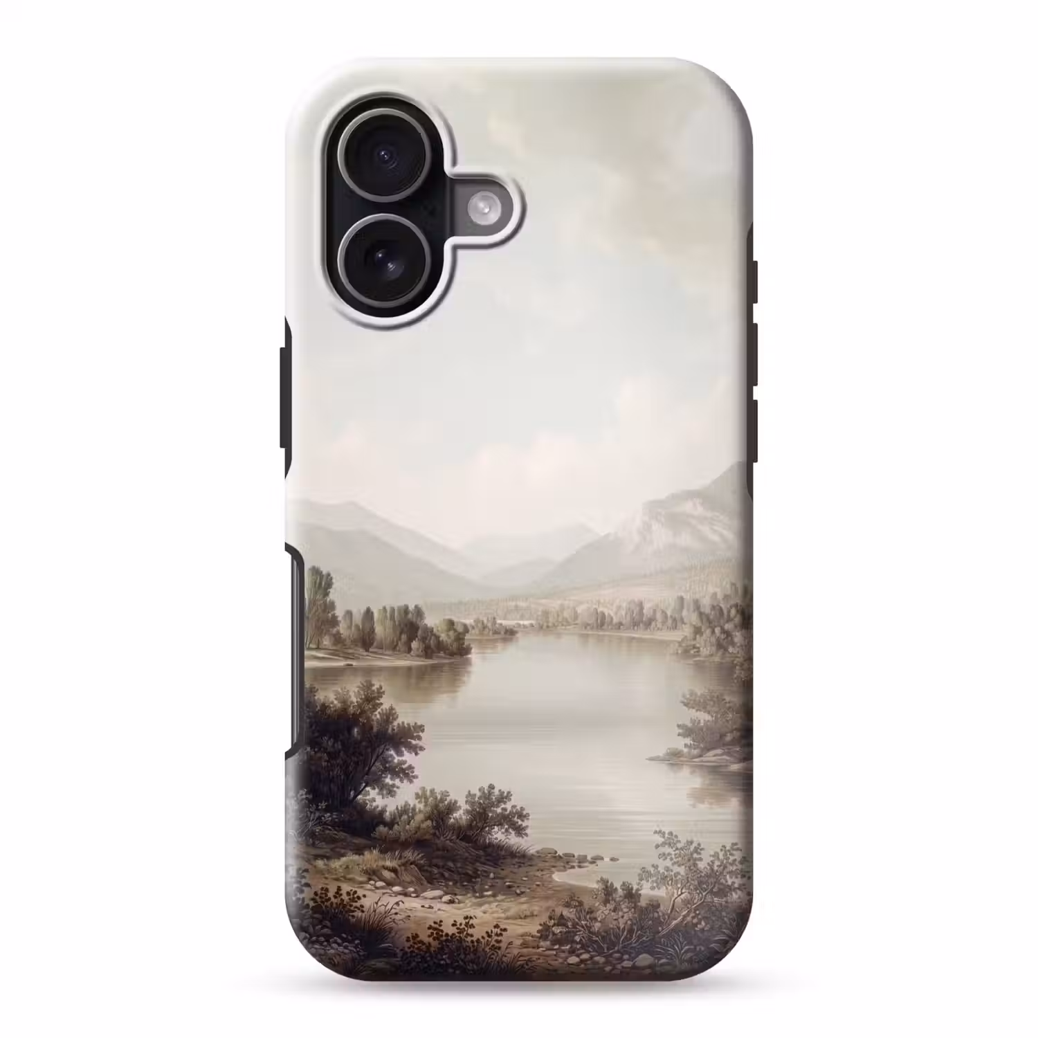 Klassiek - Landschap - Sereen Toughcase MagSafe Apple iPhone 17 klein -3d
