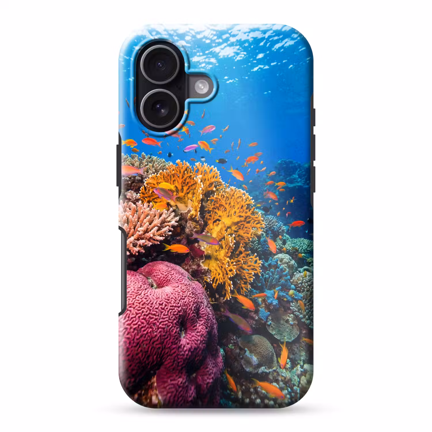 Koraal - Vissen - Oceaan - Natuur - Kleurrijk Toughcase MagSafe Apple iPhone 17 klein -3d