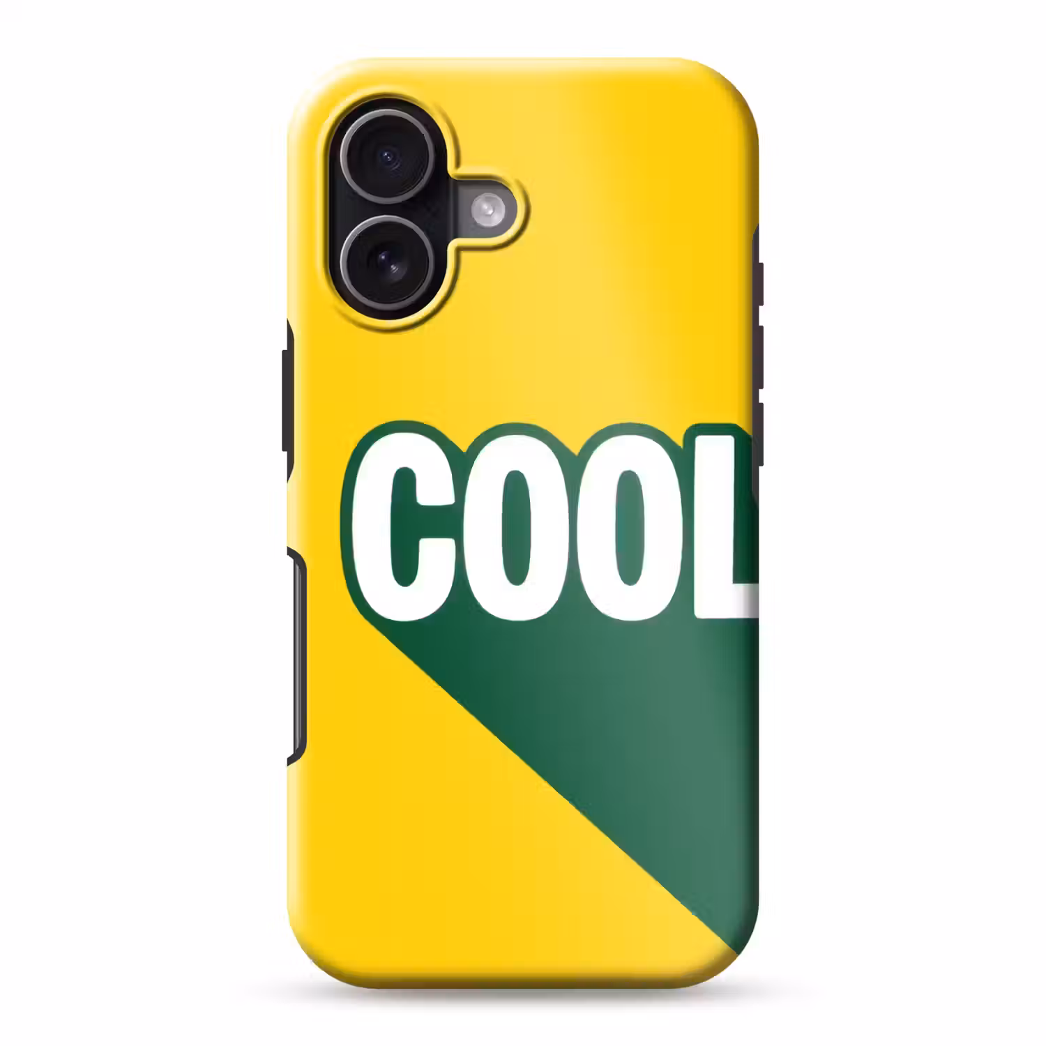 Cool - Geel - Groen Toughcase MagSafe Apple iPhone 17 klein -3d