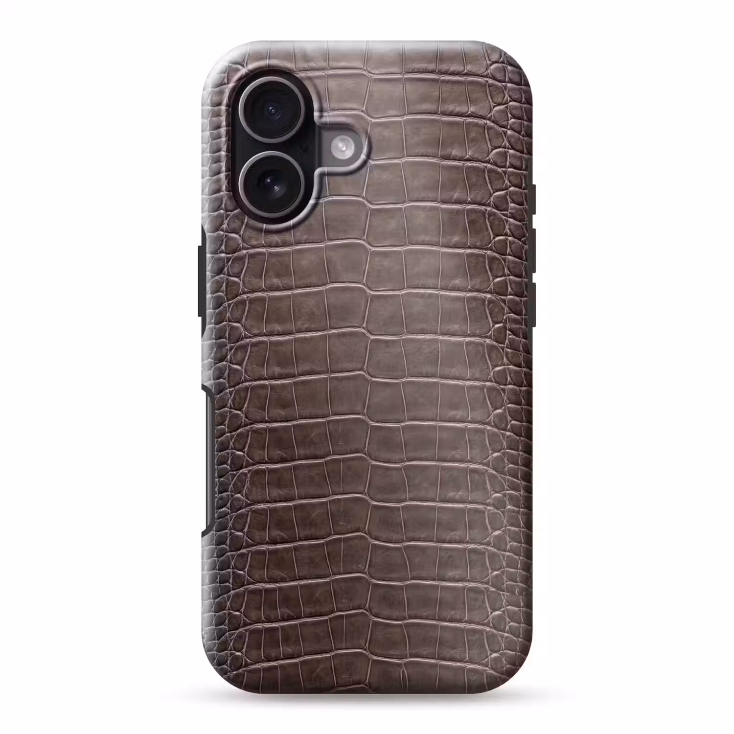 Leer - Krokodil - Mat Toughcase MagSafe Apple iPhone 17 klein -3d