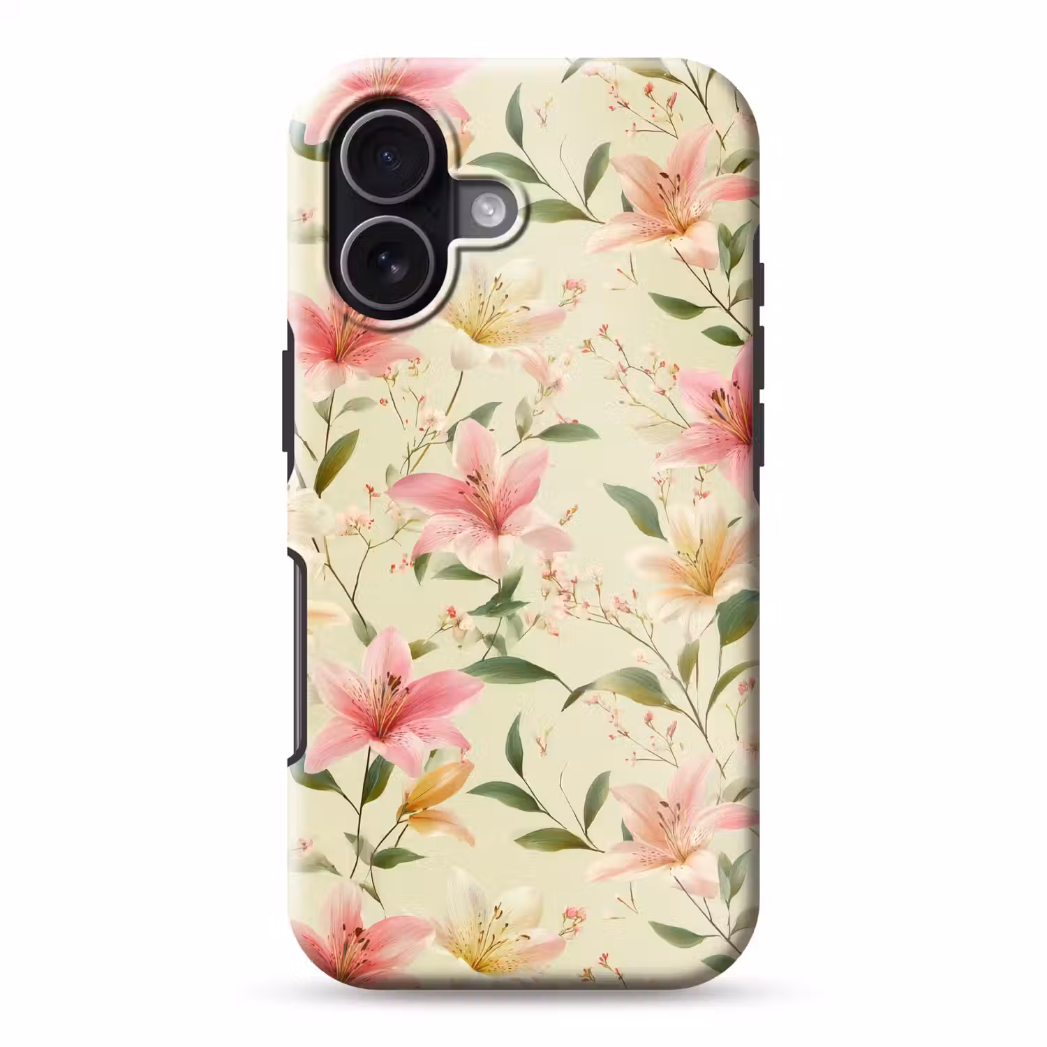 Lelies - Sereen - Kleurrijk Toughcase MagSafe Apple iPhone 17 klein 1017 -3d