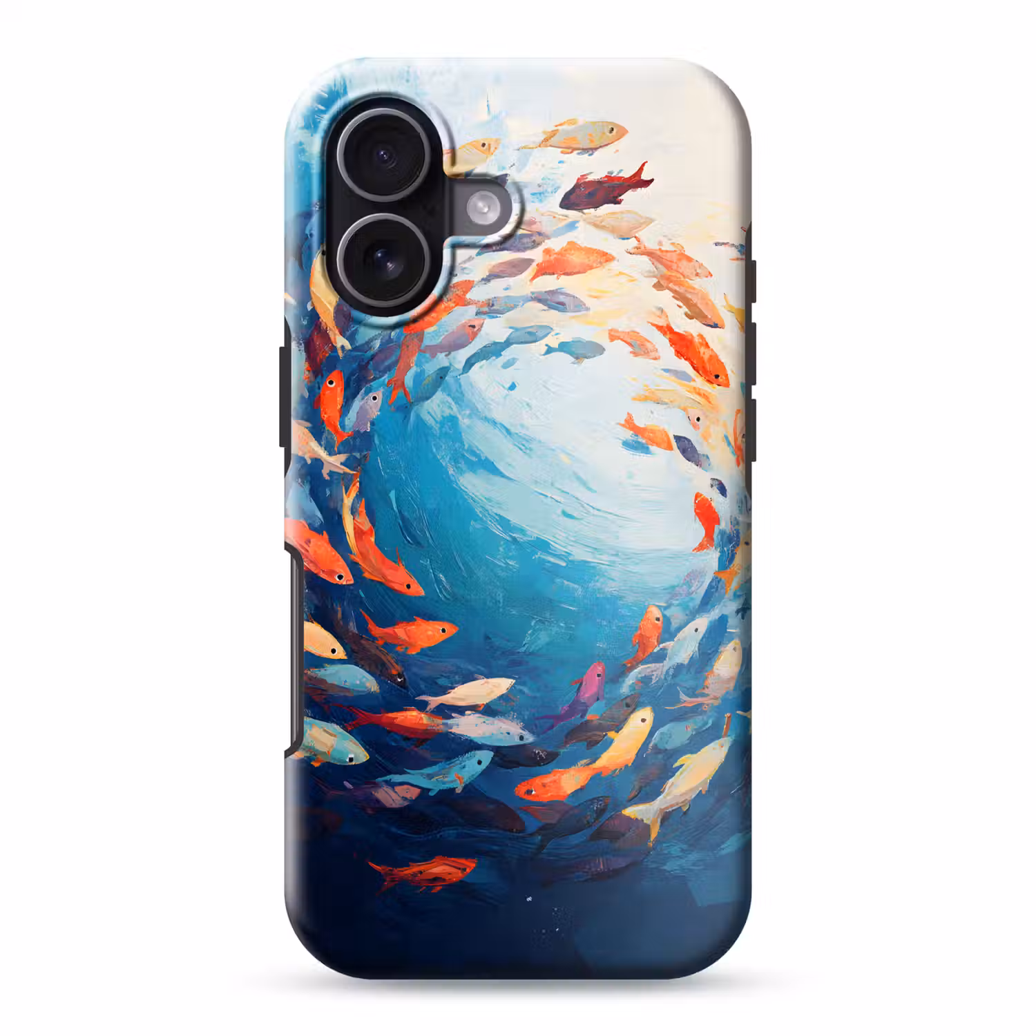 Zee - Vissen - Kleurrijk - Dynamisch Toughcase MagSafe Apple iPhone 17 klein -3d