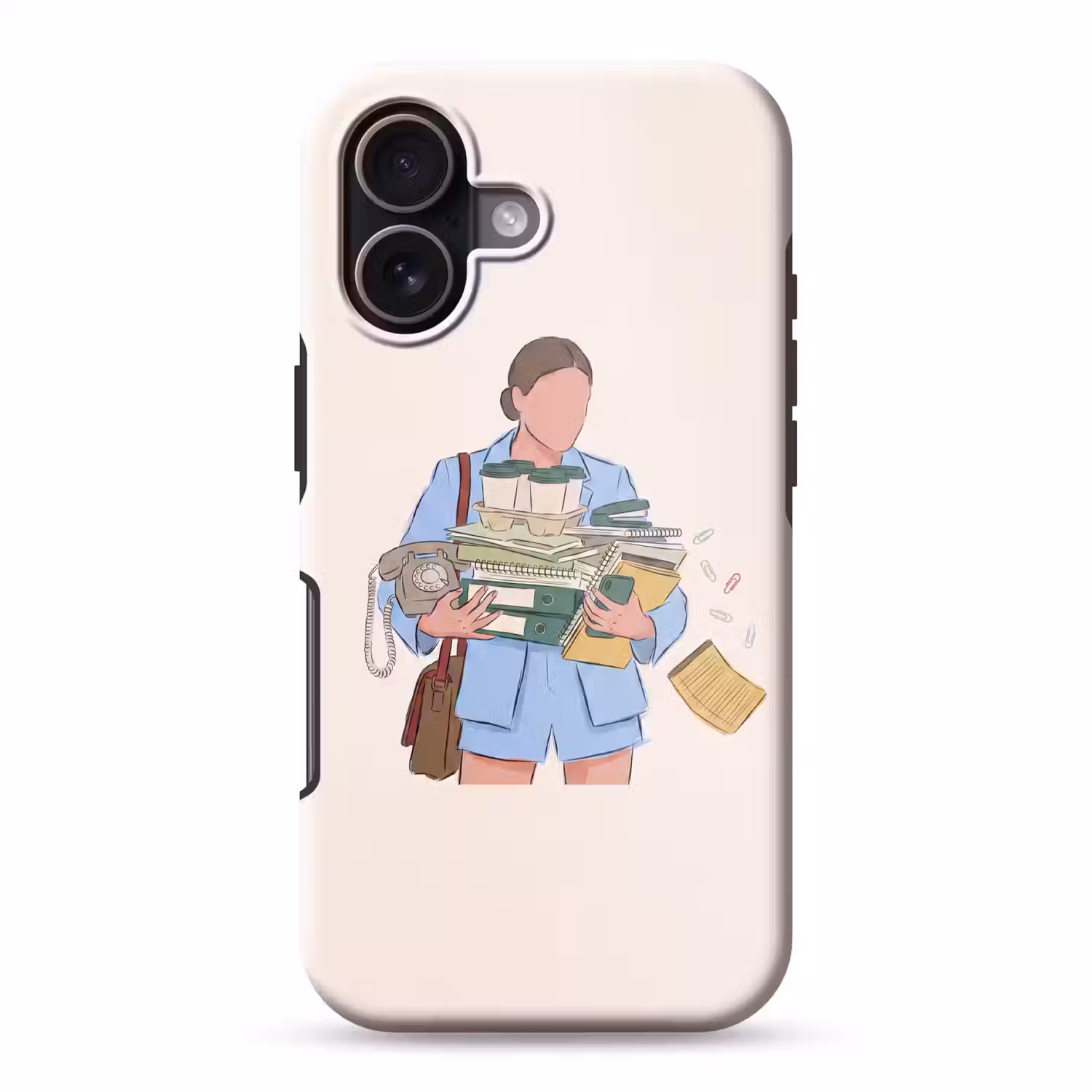 Mens - Kantoorartikelen - Werk - Modern Toughcase MagSafe Apple iPhone 17 klein -3d