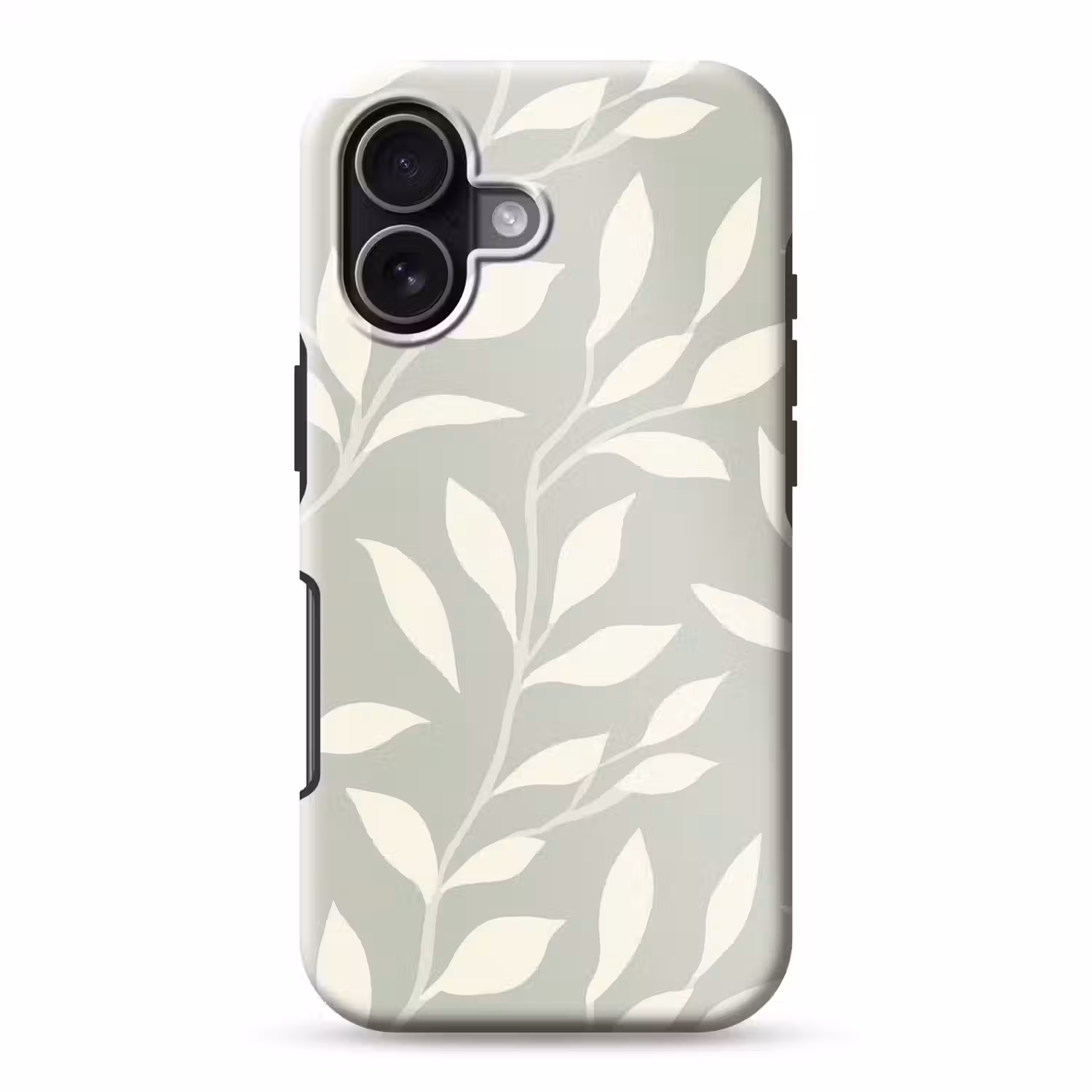 Minimalistisch - Patroon - Groen Toughcase MagSafe Apple iPhone 17 klein 1017 -3d