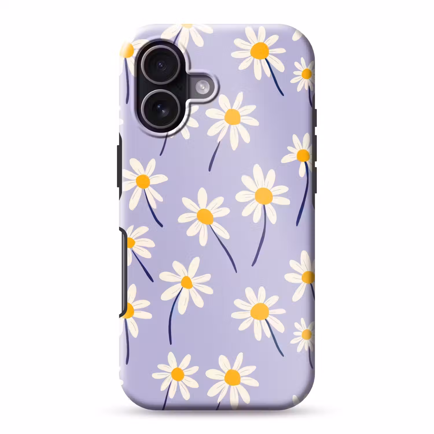 Modern - Madelief - Paars Toughcase MagSafe Apple iPhone 17 klein 1017 -3d