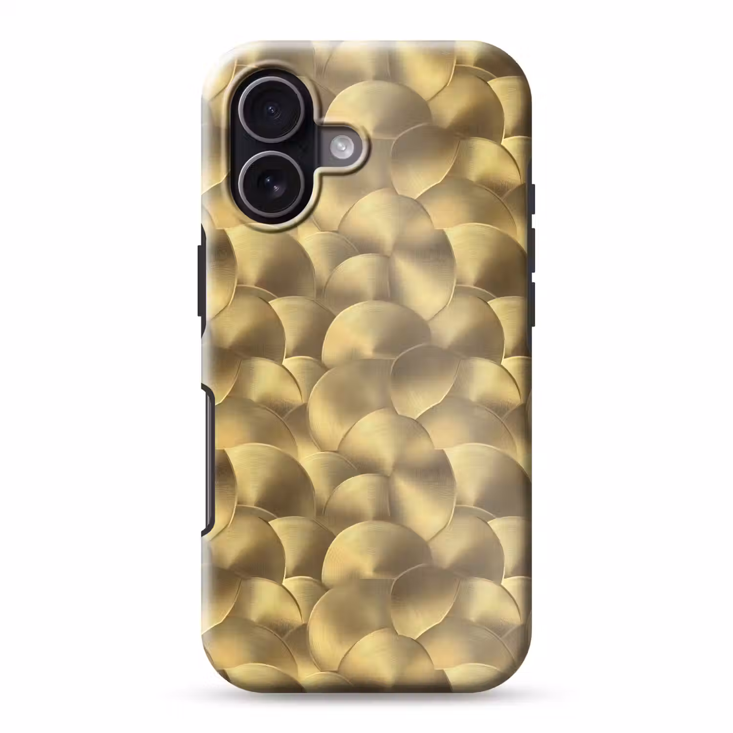 Modern - Cirkel - Goud Toughcase MagSafe Apple iPhone 17 klein 1017 -3d