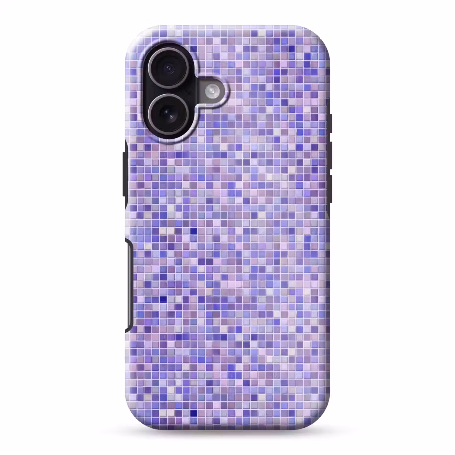Mozaïek - Tegels - Lila - Amethist Toughcase MagSafe Apple iPhone 17 klein 1017 -3d