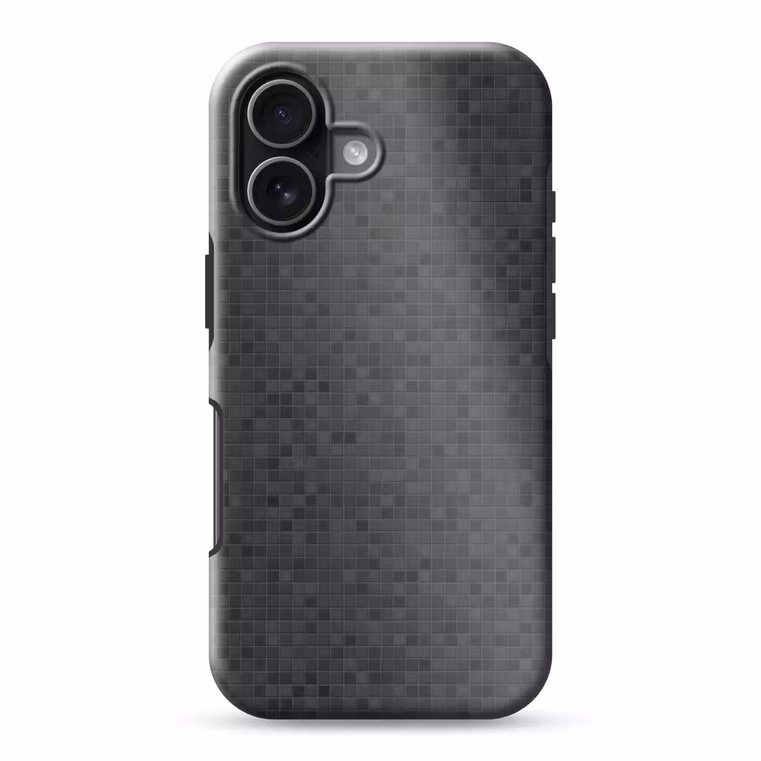 Mozaïek - Patroon - Zwart Toughcase MagSafe Apple iPhone 17 klein 1017 -3d