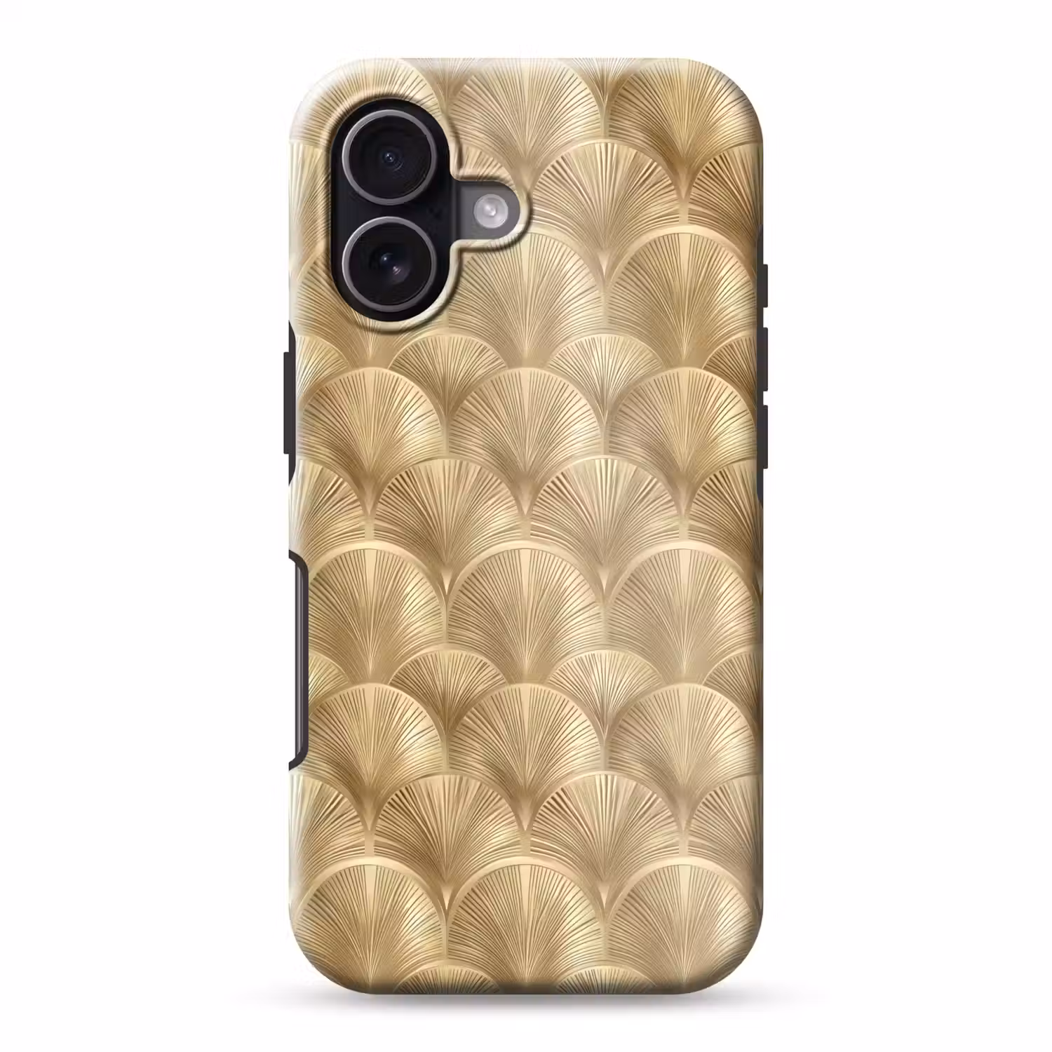 Patroon - Waaier - Goud Toughcase MagSafe Apple iPhone 17 klein 1017 -3d
