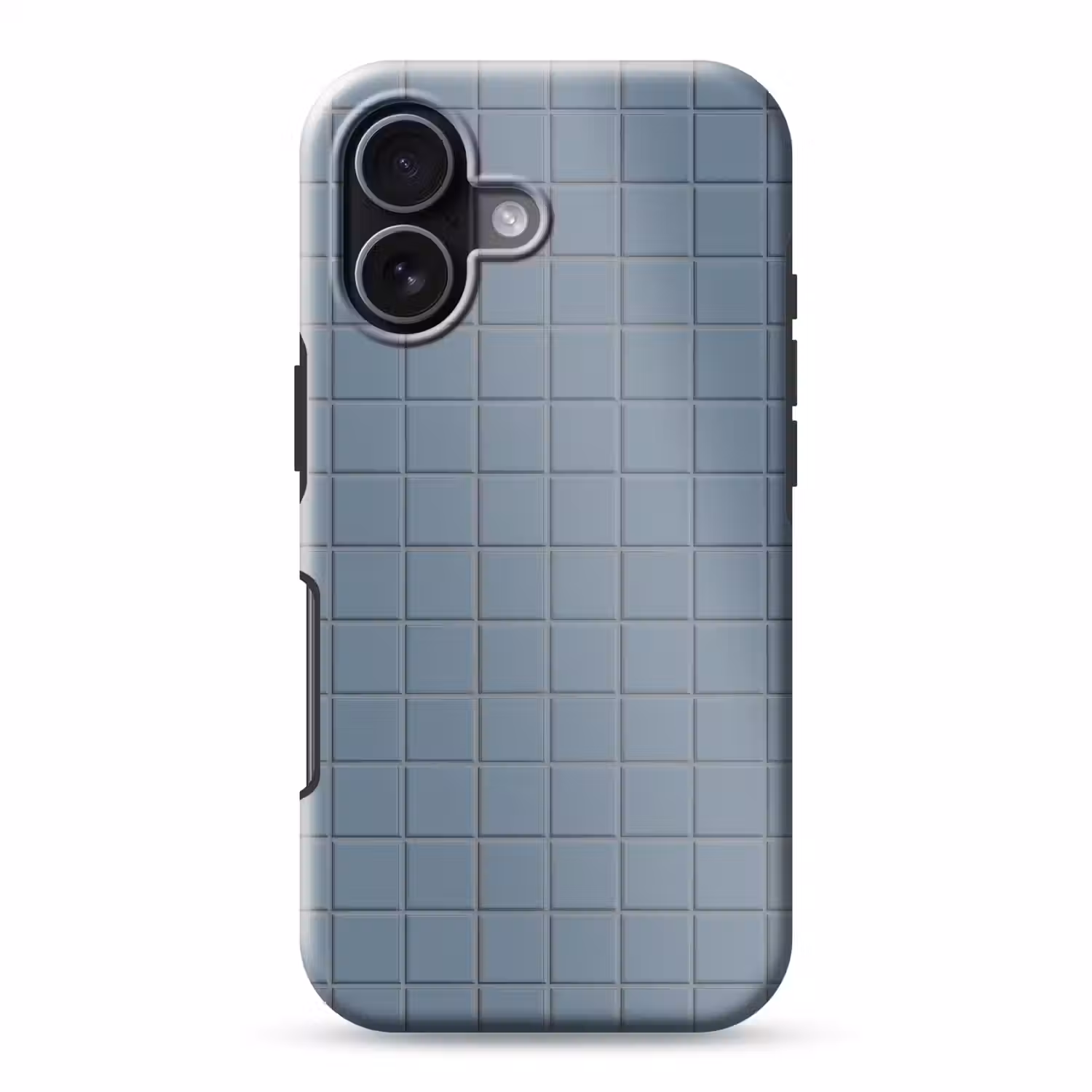 Patroon - Tegel - Blauwgrijs Toughcase MagSafe Apple iPhone 17 klein 1017 -3d
