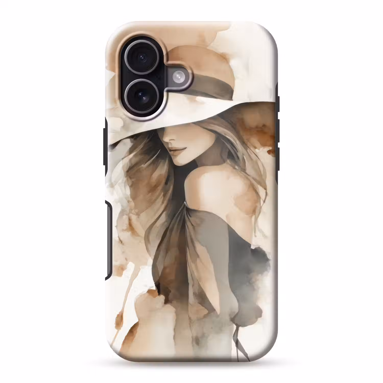 Mysterieus - Vrouw - Sepia Toughcase MagSafe Apple iPhone 17 klein -3d