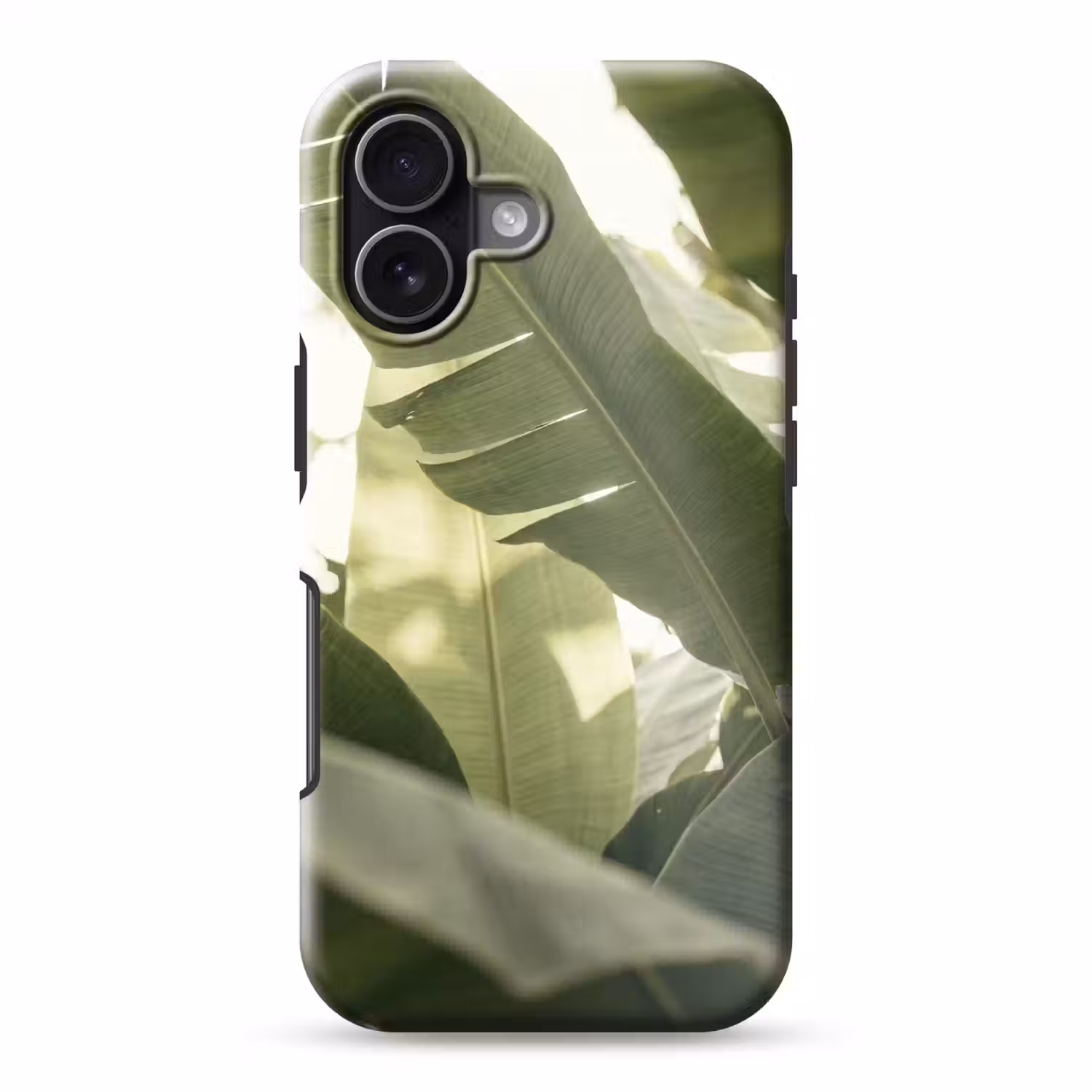 Natuur - Bladeren - Groen - Tropisch - Detail Toughcase MagSafe Apple iPhone 17 klein -3d
