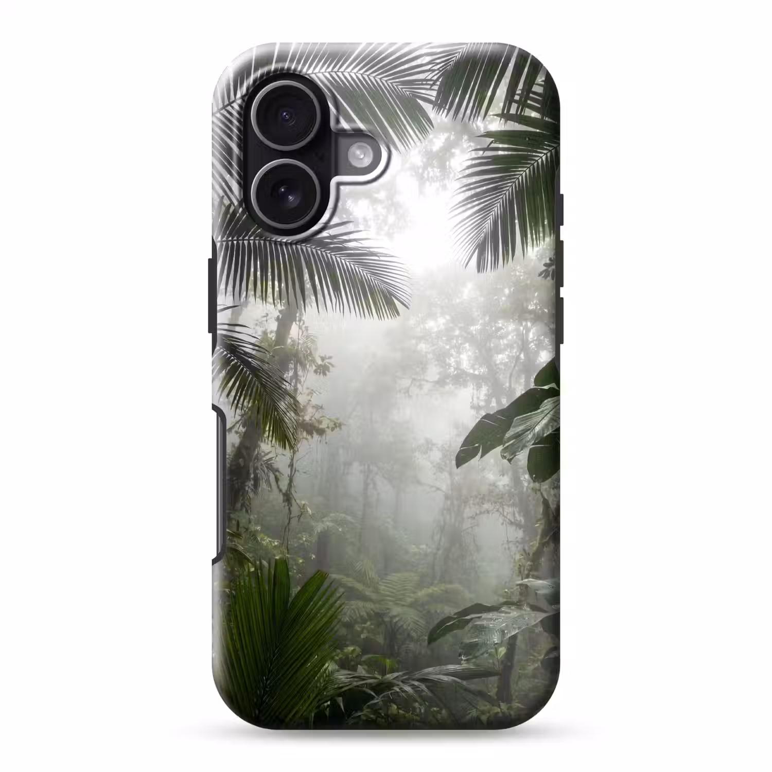 Natuur - Jungle - Mist - Groen - Bladeren Toughcase MagSafe Apple iPhone 17 klein -3d