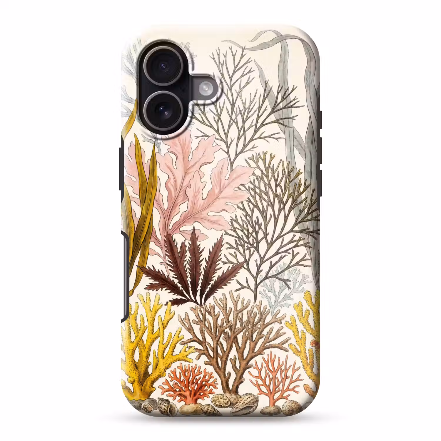 Natuur - Onderwater - Botanisch - Vintage - Kleurrijk Toughcase MagSafe Apple iPhone 17 klein -3d