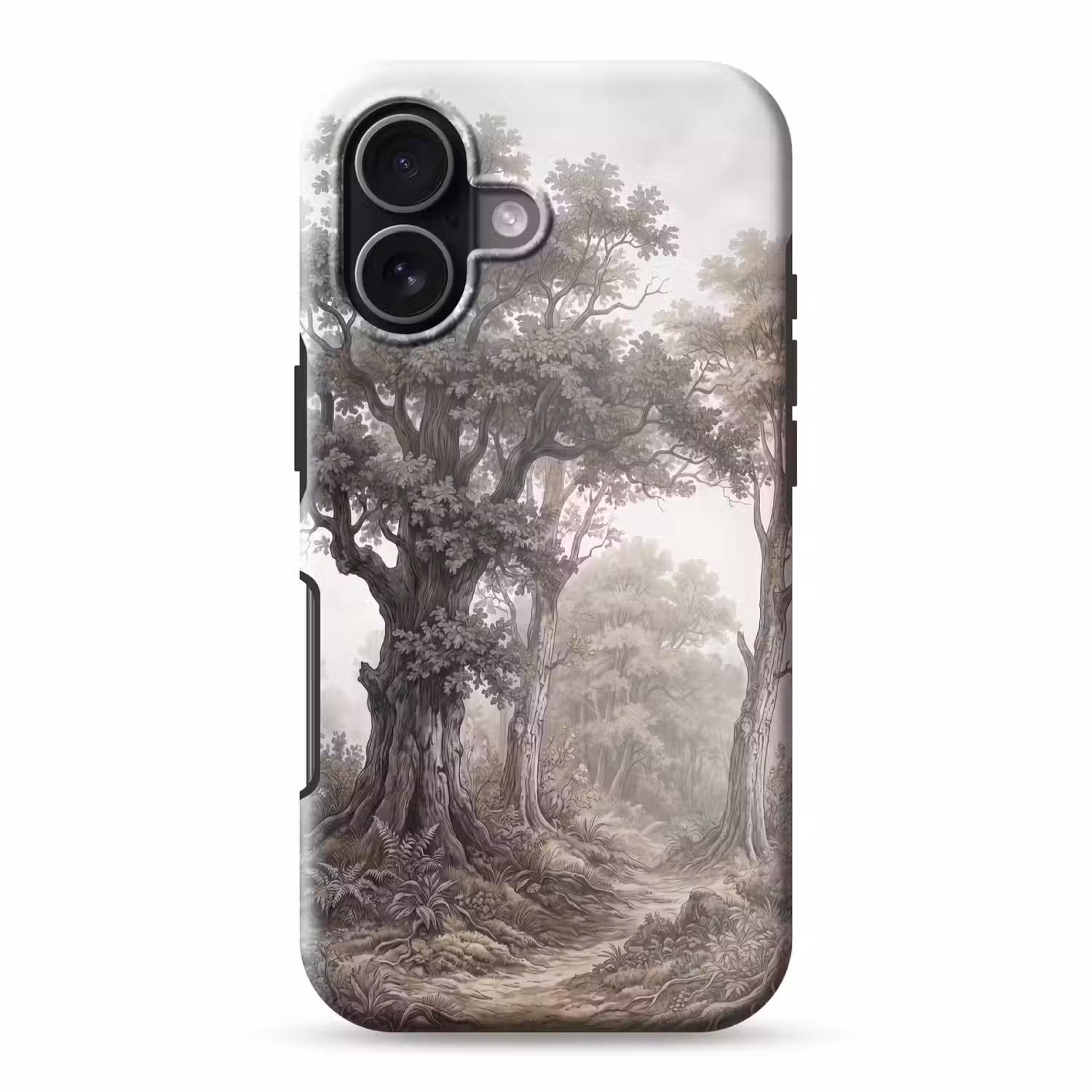 Natuur - Bos - Eik Toughcase MagSafe Apple iPhone 17 klein -3d