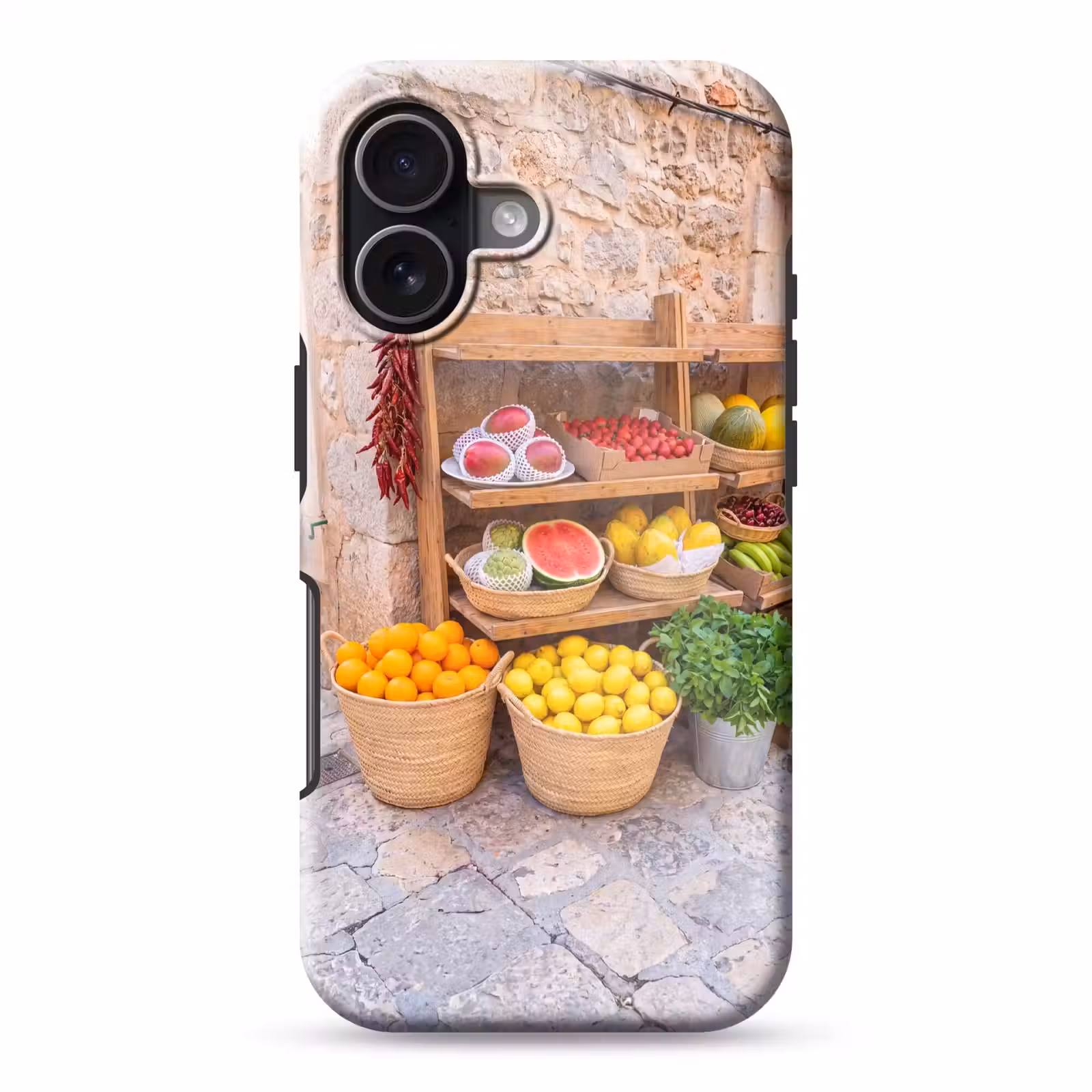Handyhülle Toughcase - Obst – Markt – Frisch - Fruit - Markt - Vers Toughcase MagSafe Apple iPhone 17 klein
