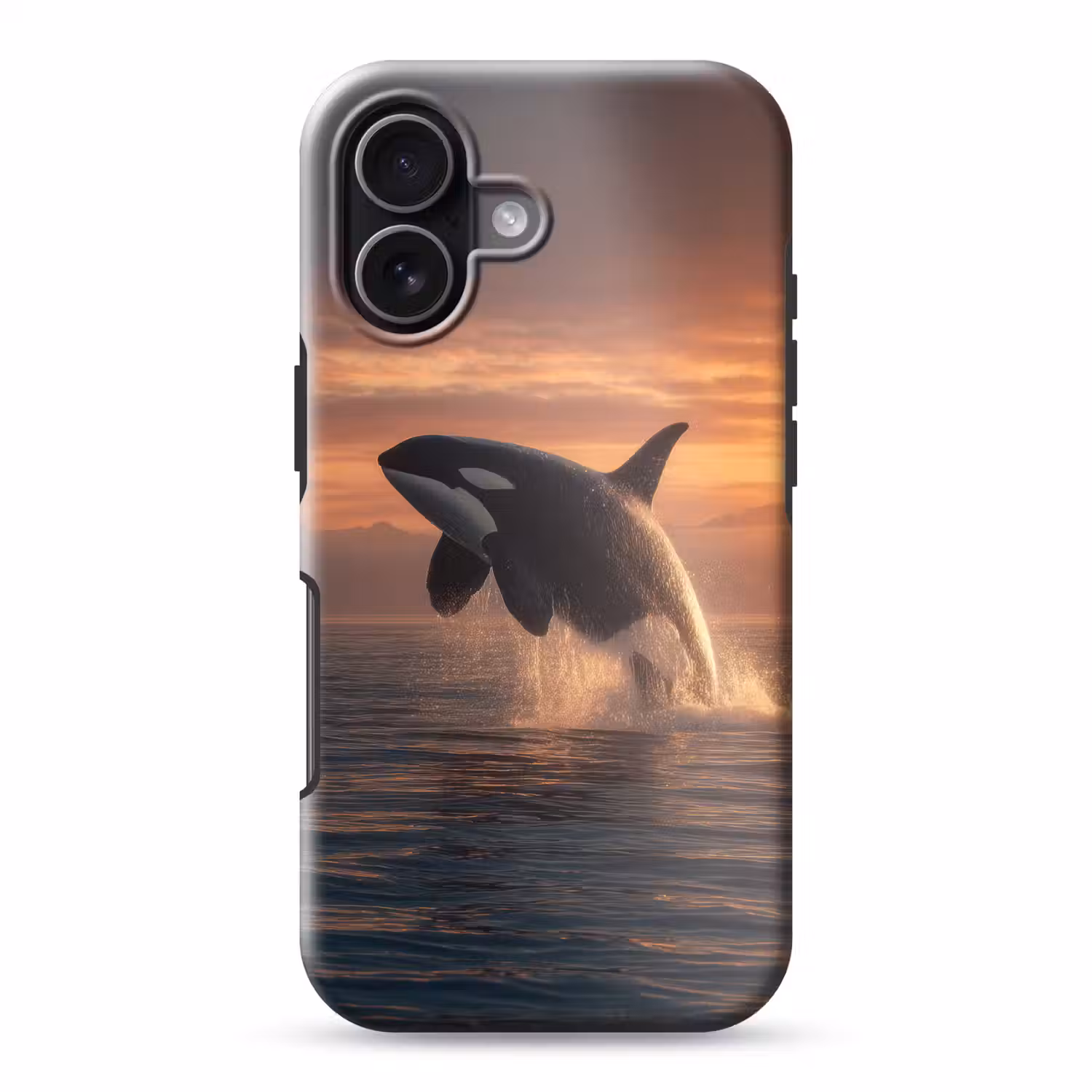 Orka - Zee - Zonsondergang Toughcase MagSafe Apple iPhone 17 klein -3d