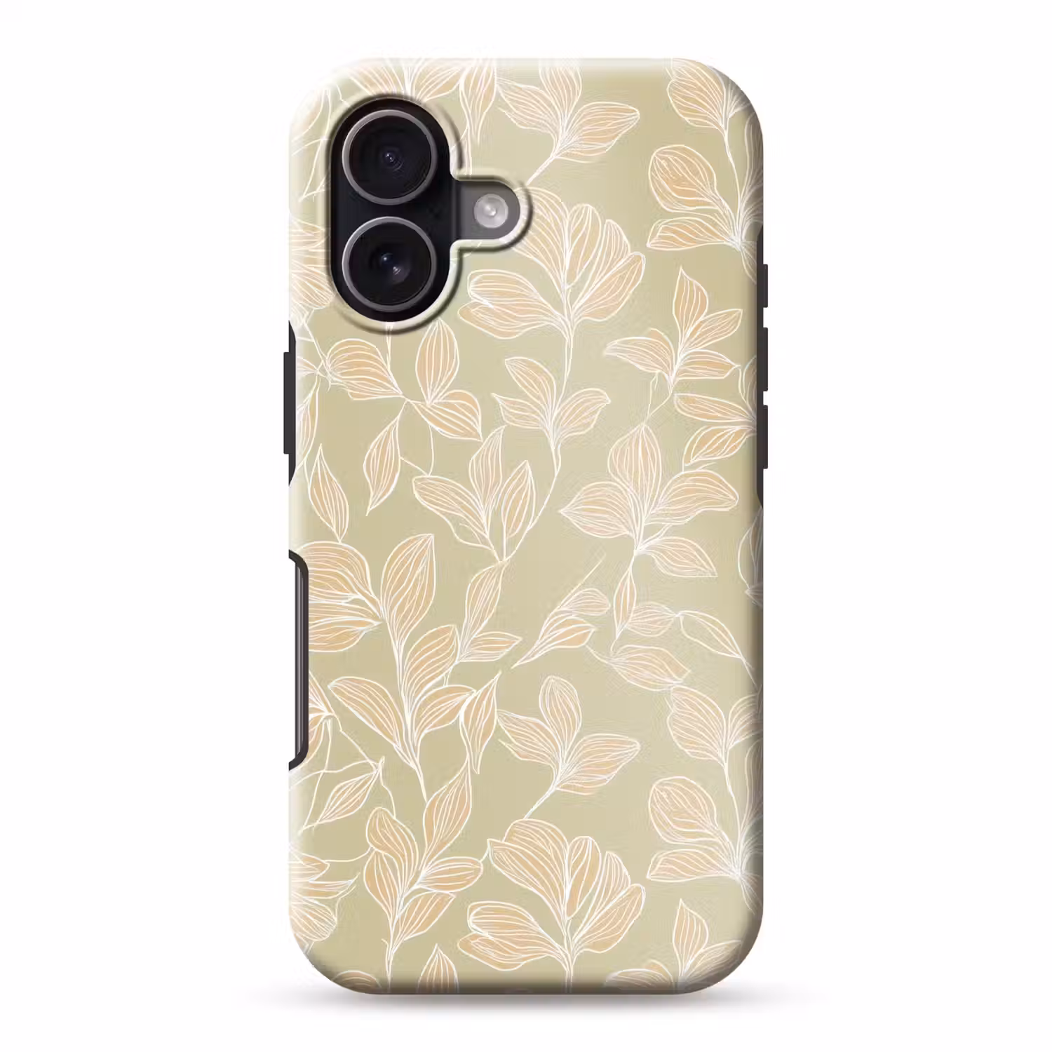 Organisch - Subtiel - Groen Toughcase MagSafe Apple iPhone 17 klein 1017 -3d