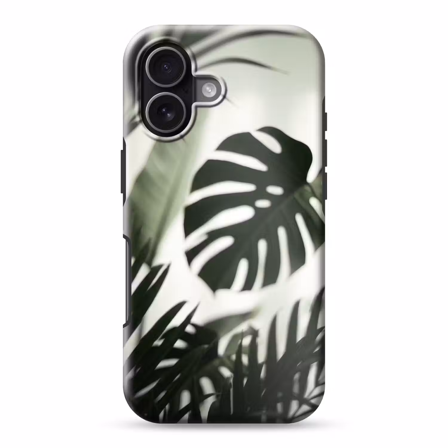 Planten - Bladeren - Natuur - Minimalistisch - Groen Toughcase MagSafe Apple iPhone 17 klein -3d