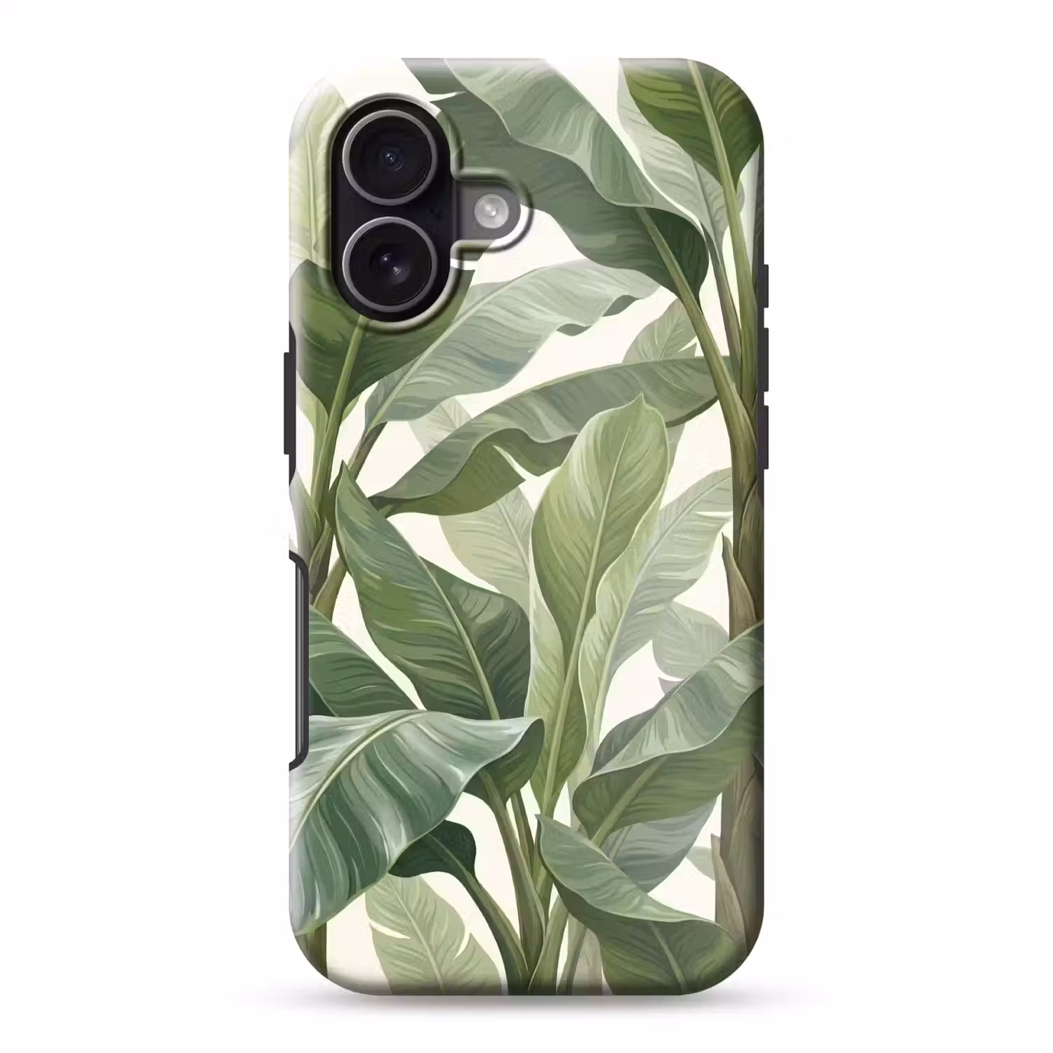 Planten - Bladeren - Tropisch - Groen Toughcase MagSafe Apple iPhone 17 klein -3d