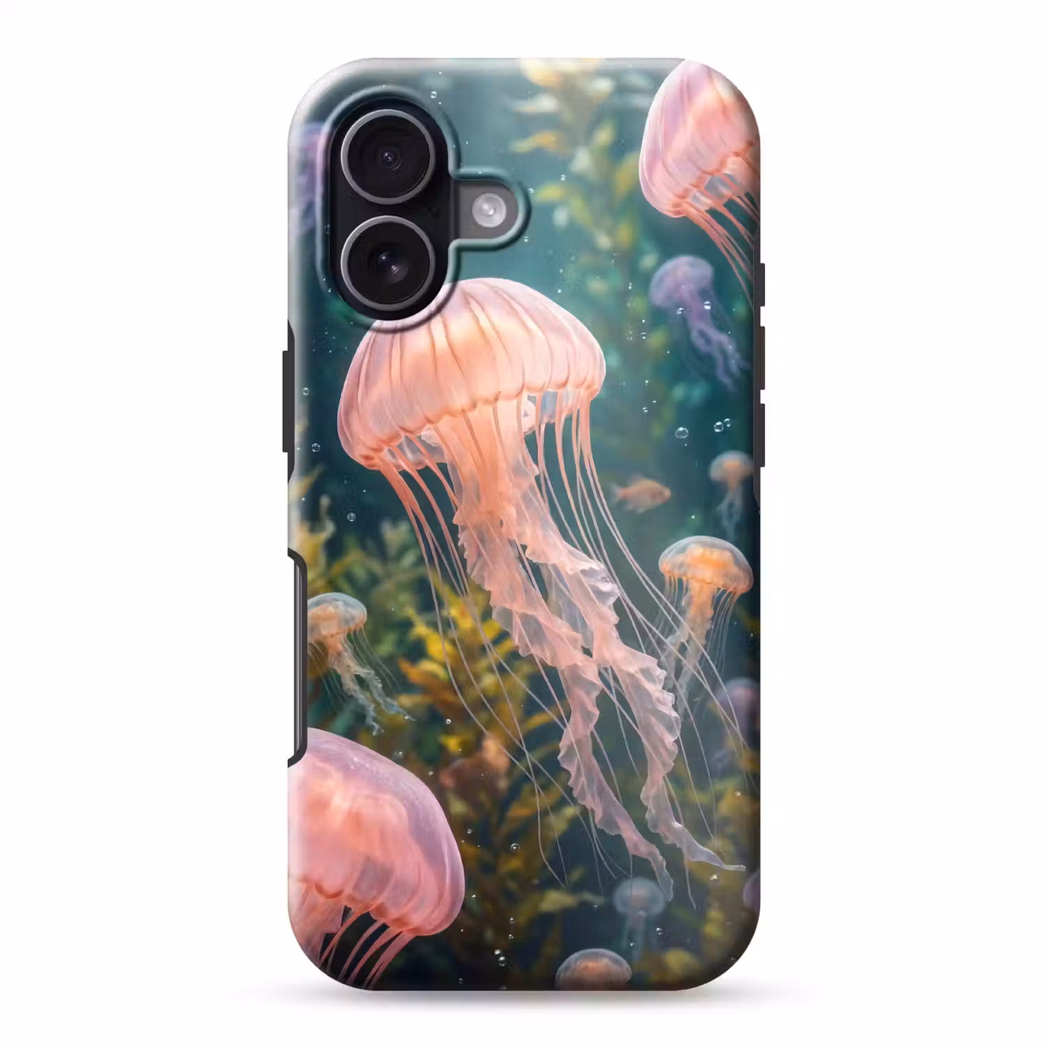 Kwal - Roze - Onderwater - Zeeleven - Dieren Toughcase MagSafe Apple iPhone 17 klein -3d
