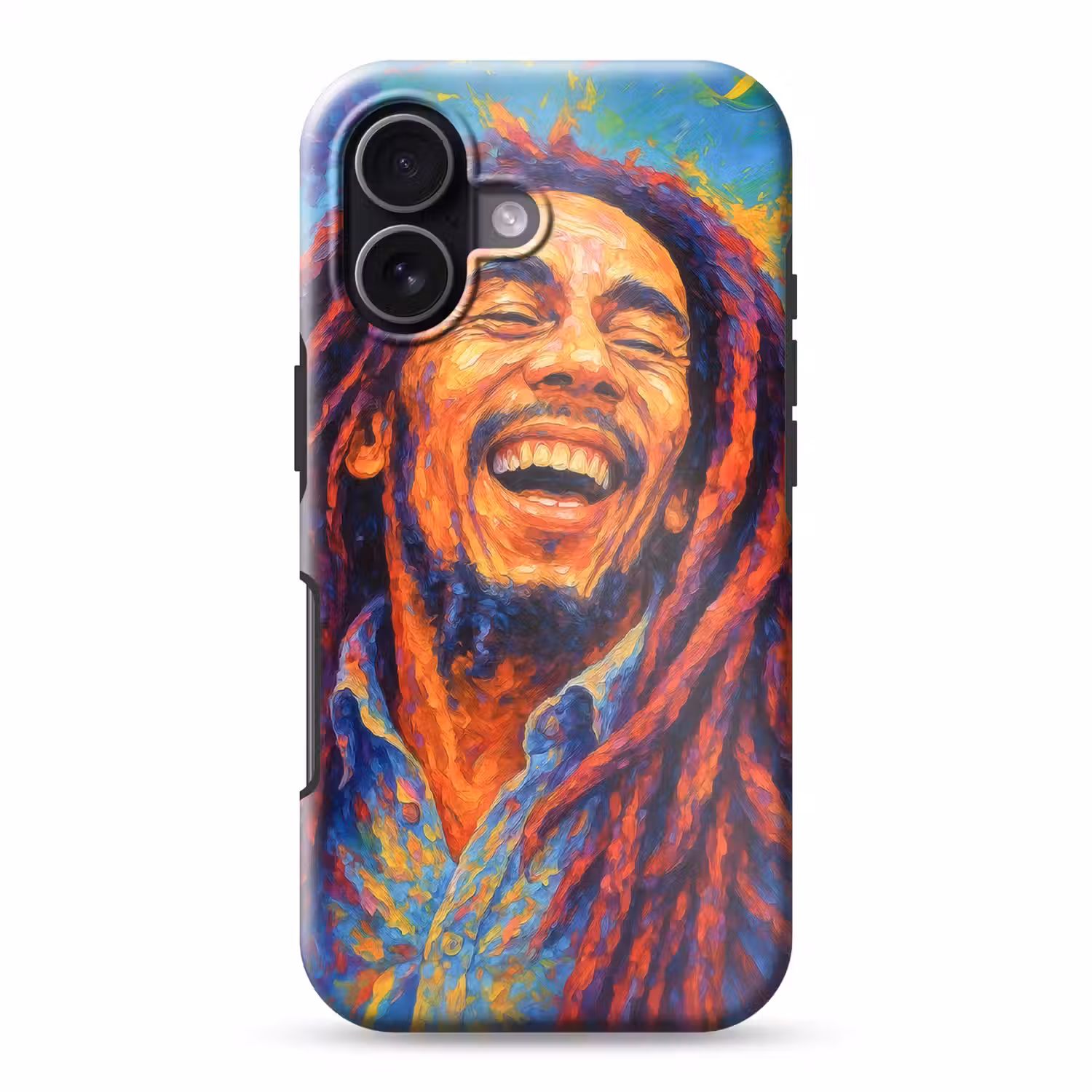 Regenboogkleuren - Man - schilderij Toughcase MagSafe Apple iPhone 17 klein -3d