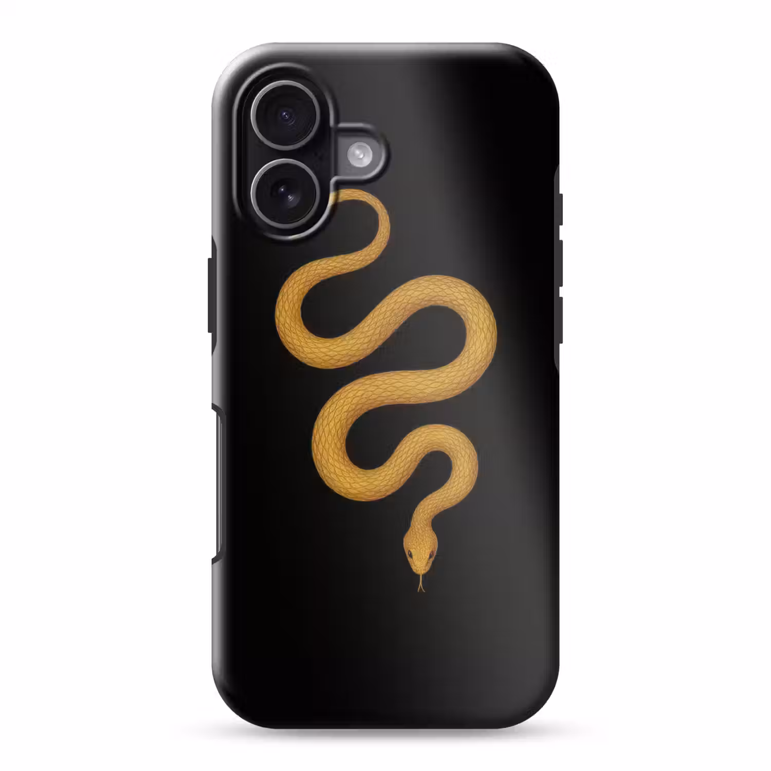 Slang - Minimalistisch - Goud Toughcase MagSafe Apple iPhone 17 klein -3d