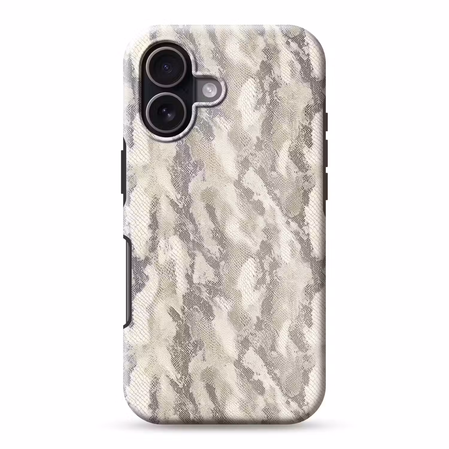 Slang - Patroon - Taupe Toughcase MagSafe Apple iPhone 17 klein 1017 -3d