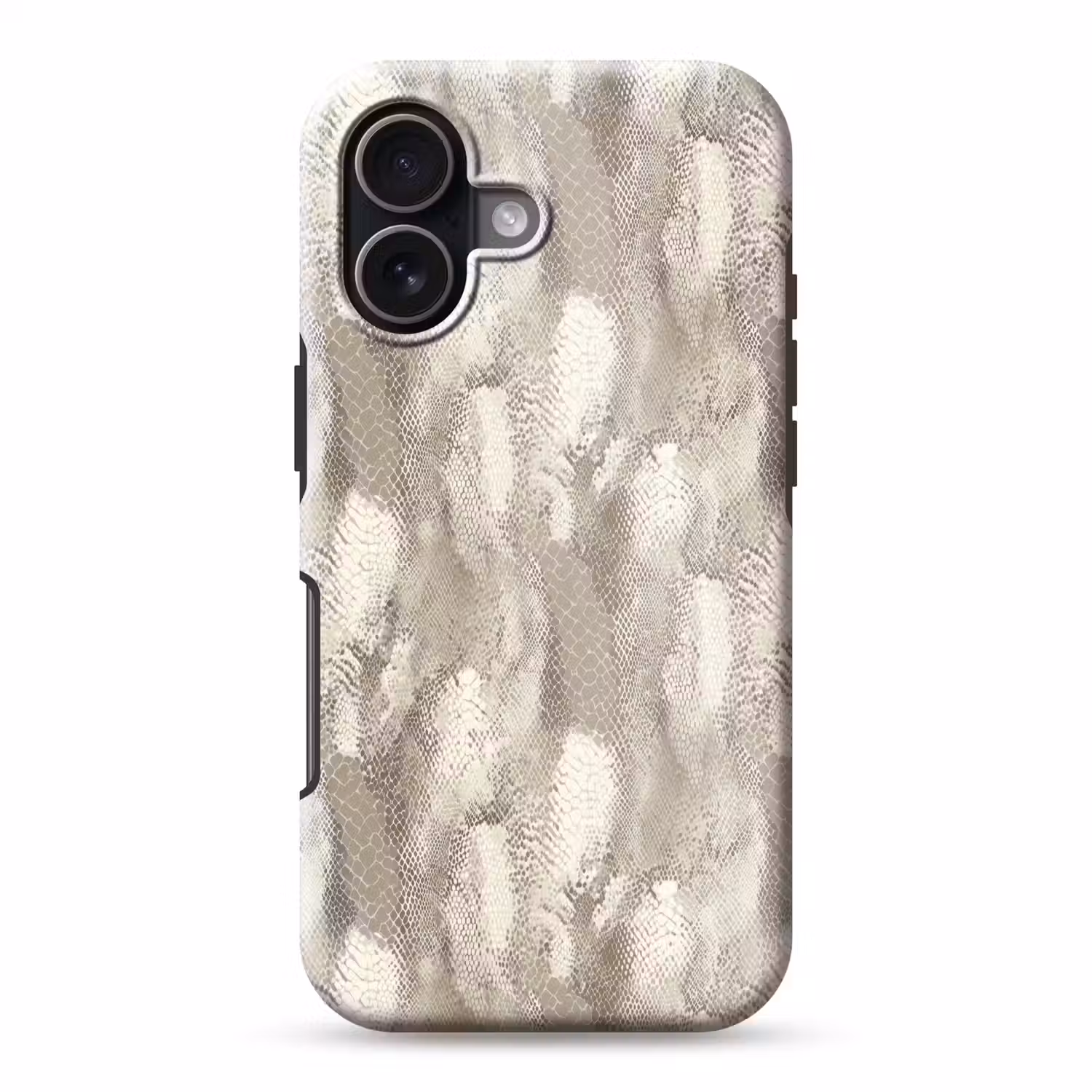 Slang - Textuur - Zand Toughcase MagSafe Apple iPhone 17 klein 1017 -3d